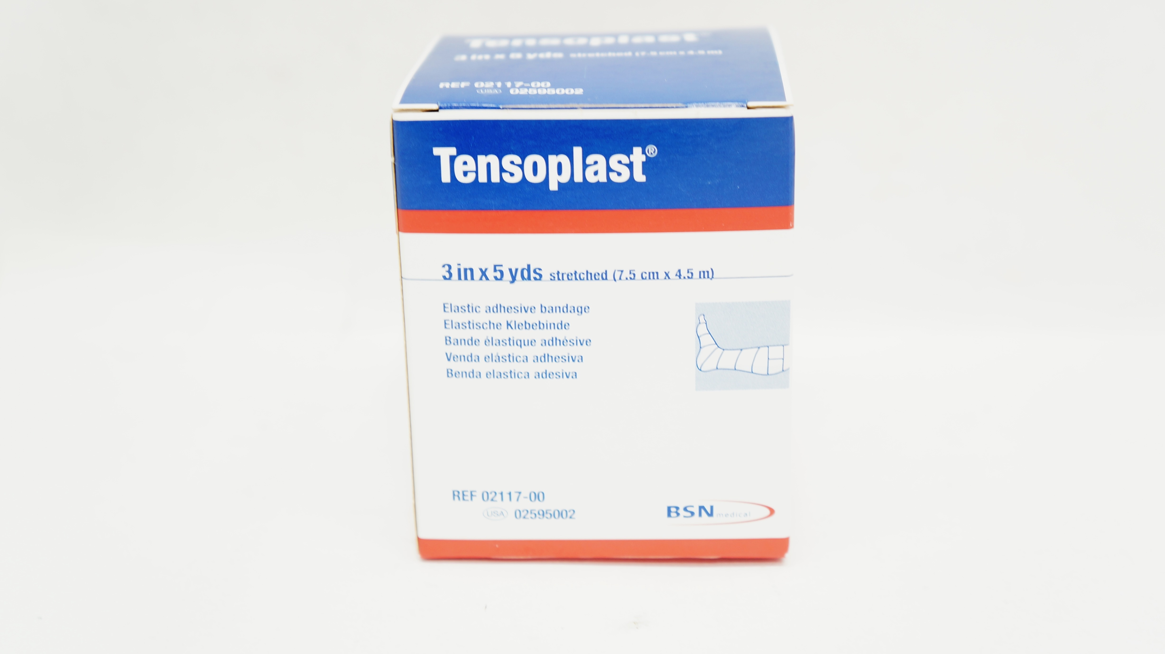 BSN Medical 02117-00 Tensoplast Elastic Adhesive Bandage 3inch x 5yds (x)
