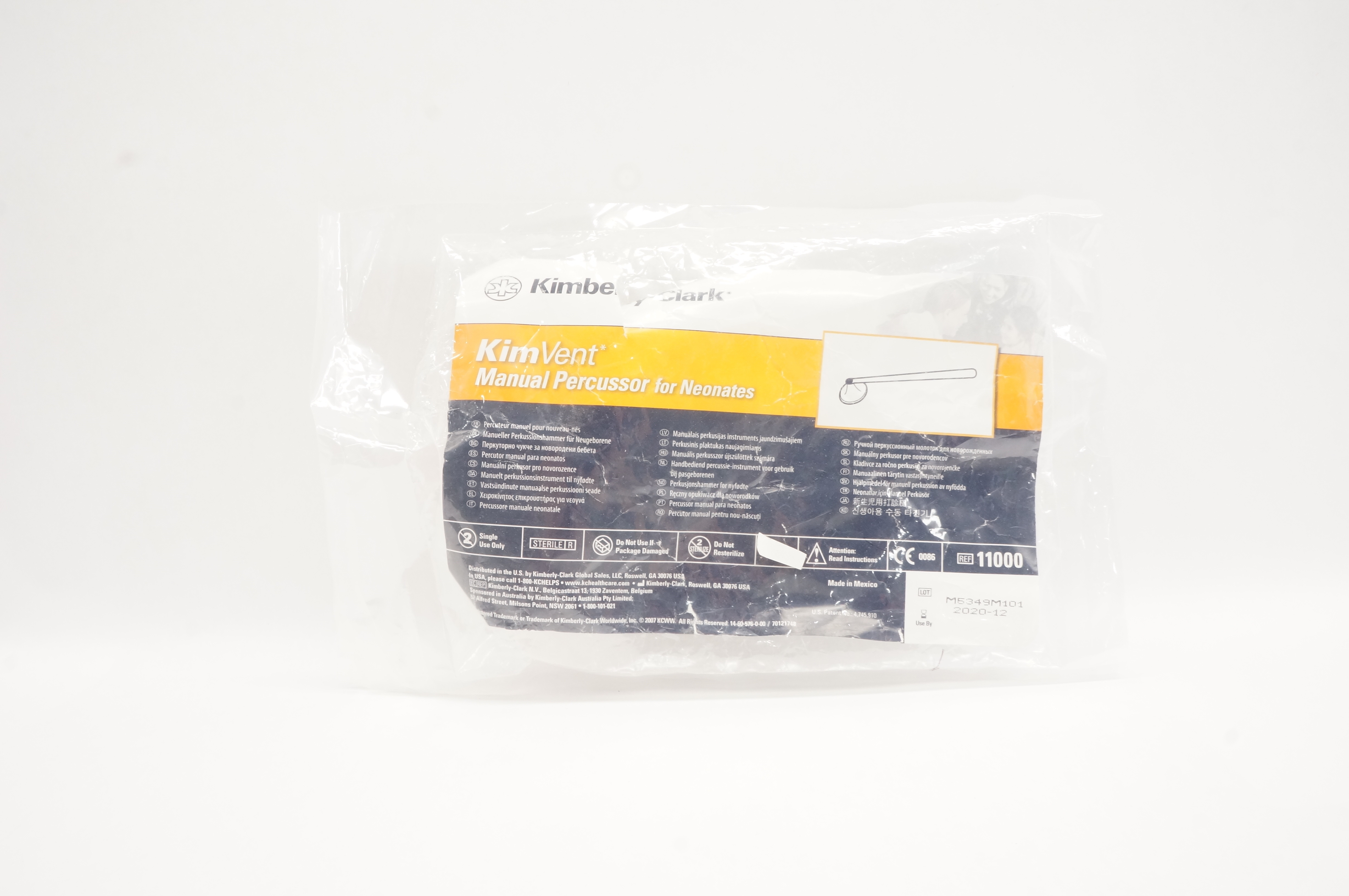 Kimberly-Clark 11000 KimVent Manual Percussor for Neonates (x)