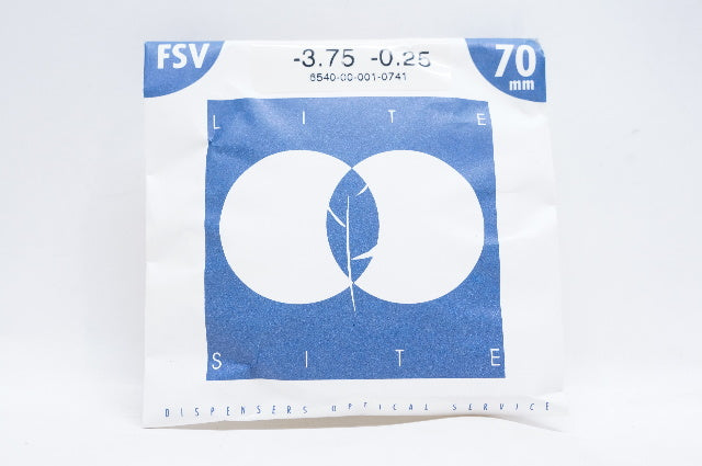 Dispensers Optical Service -3.75 - 0.25 Plastic FSV, 70mm NSN 6540000010741