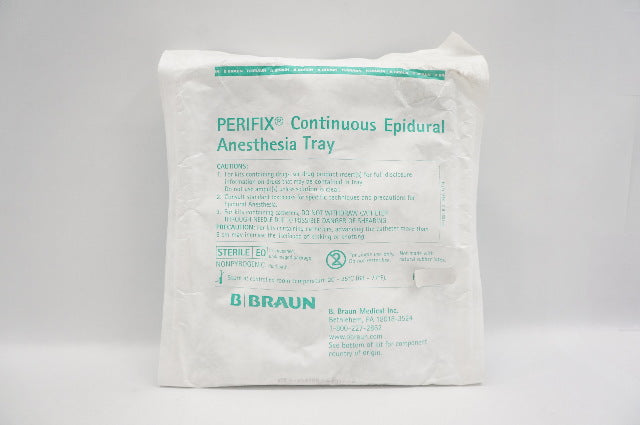 B. Braun 332098 PERIFIX FX Continuous Epidural Anesthesia Tray 17Ga x 3-1/2in(x)