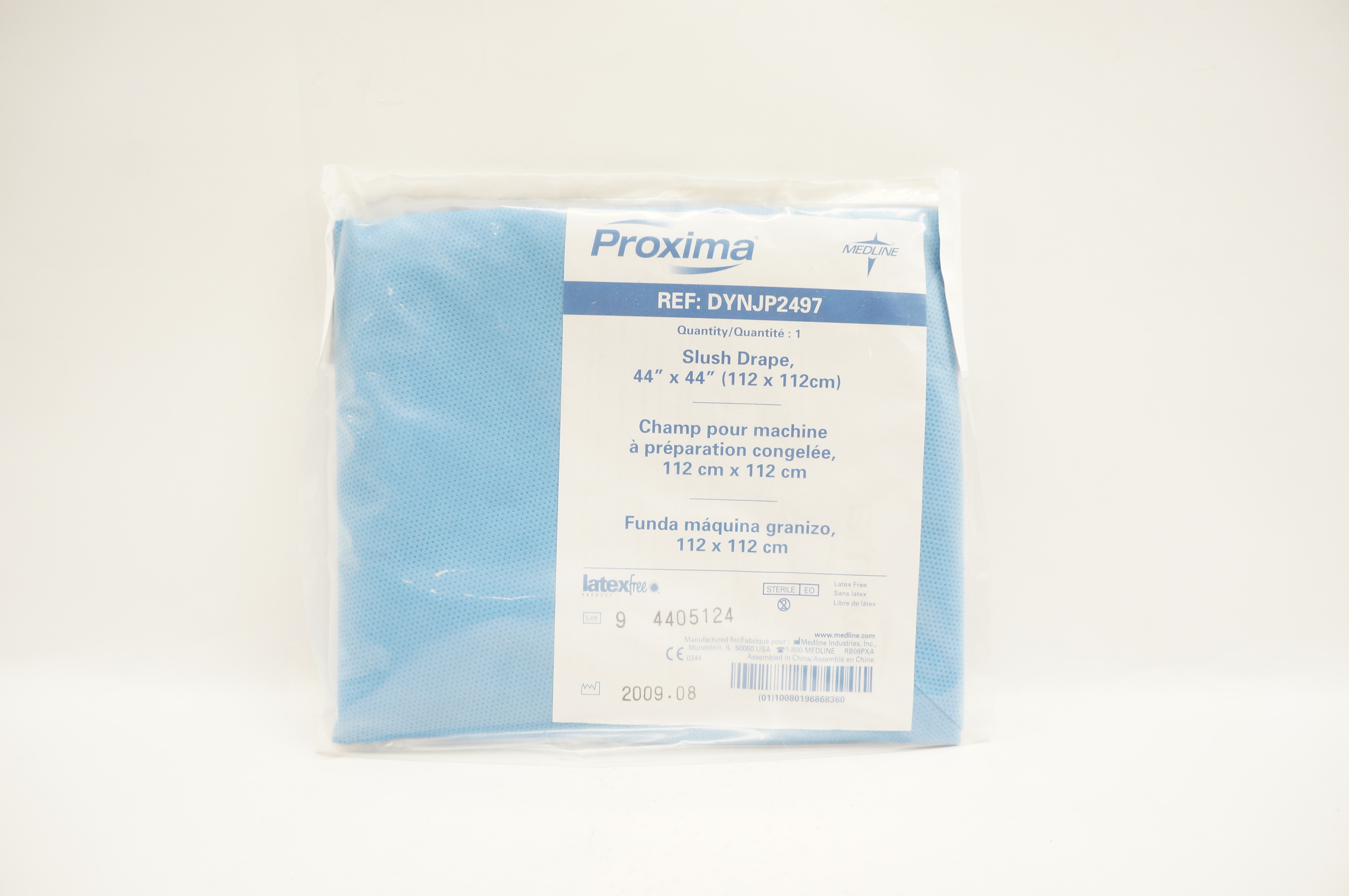 Medline DYNJP2497 Proxima Slush Drape 44inch x 44inch