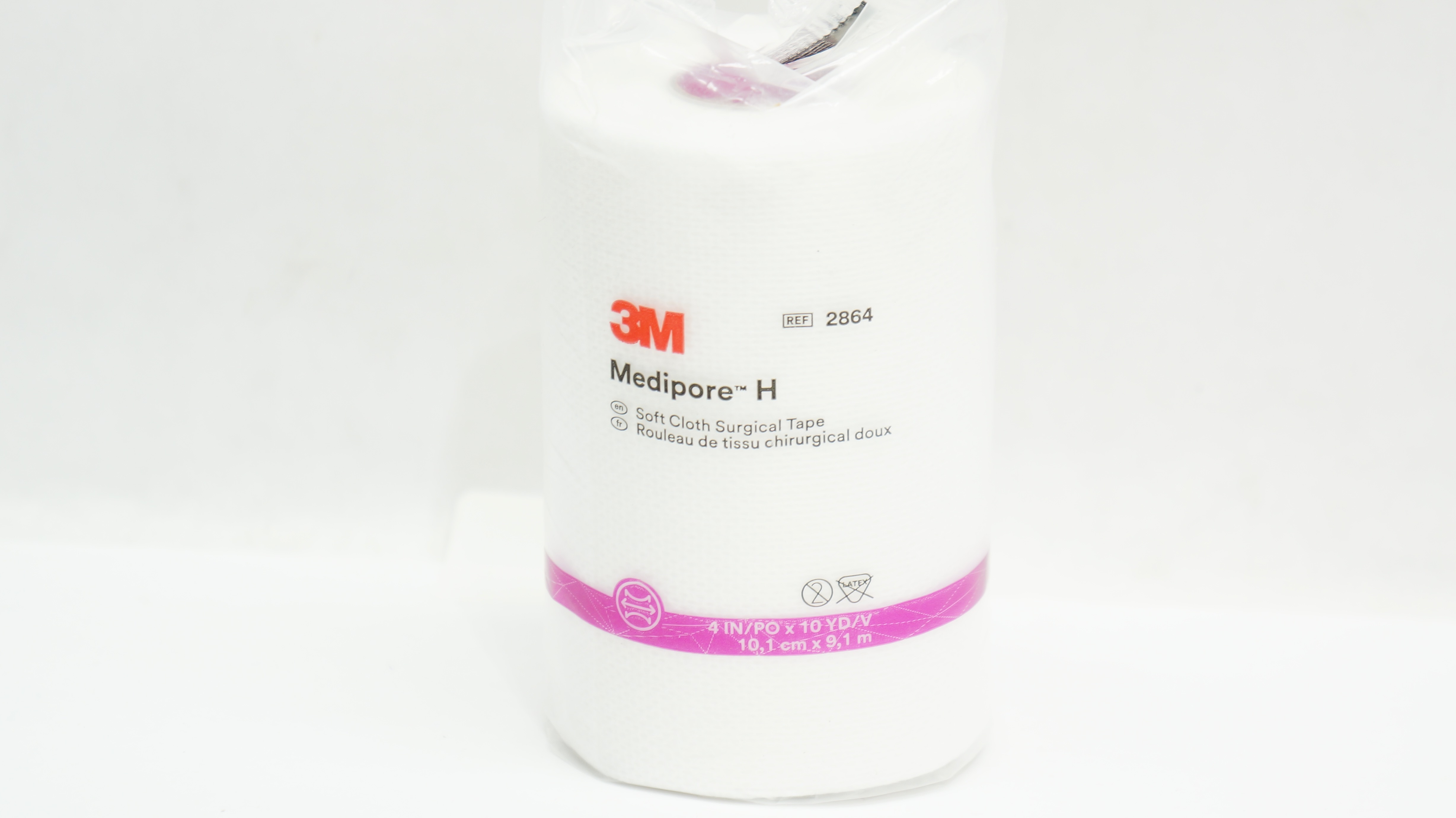 3M 2864 Medipore H Soft Cloth Surgical Tape 4inch x 10 YD