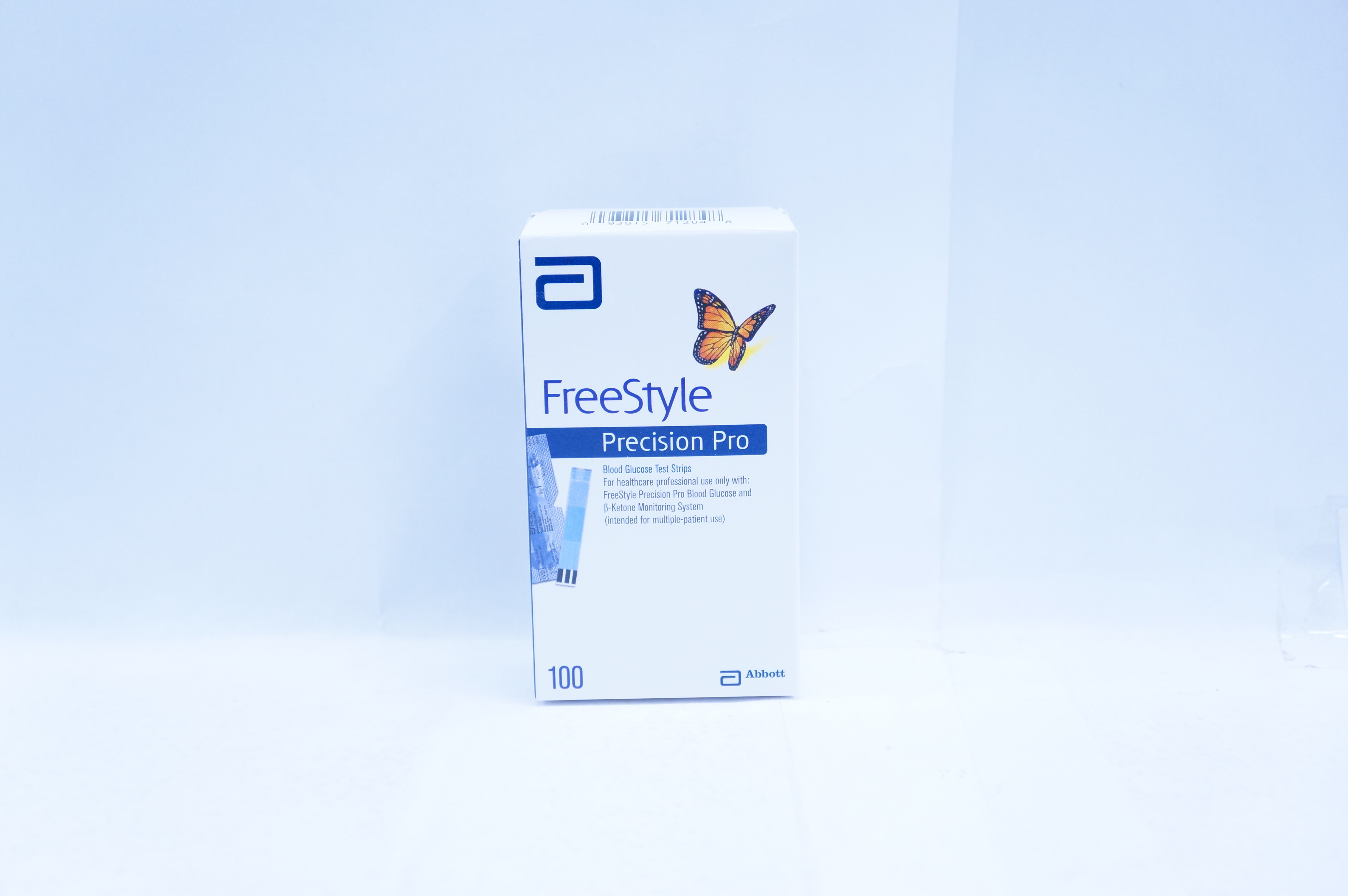 Abbott 71284-70 FreeStyle Precision Pro Blood Glucose Test Strips - Box of 100