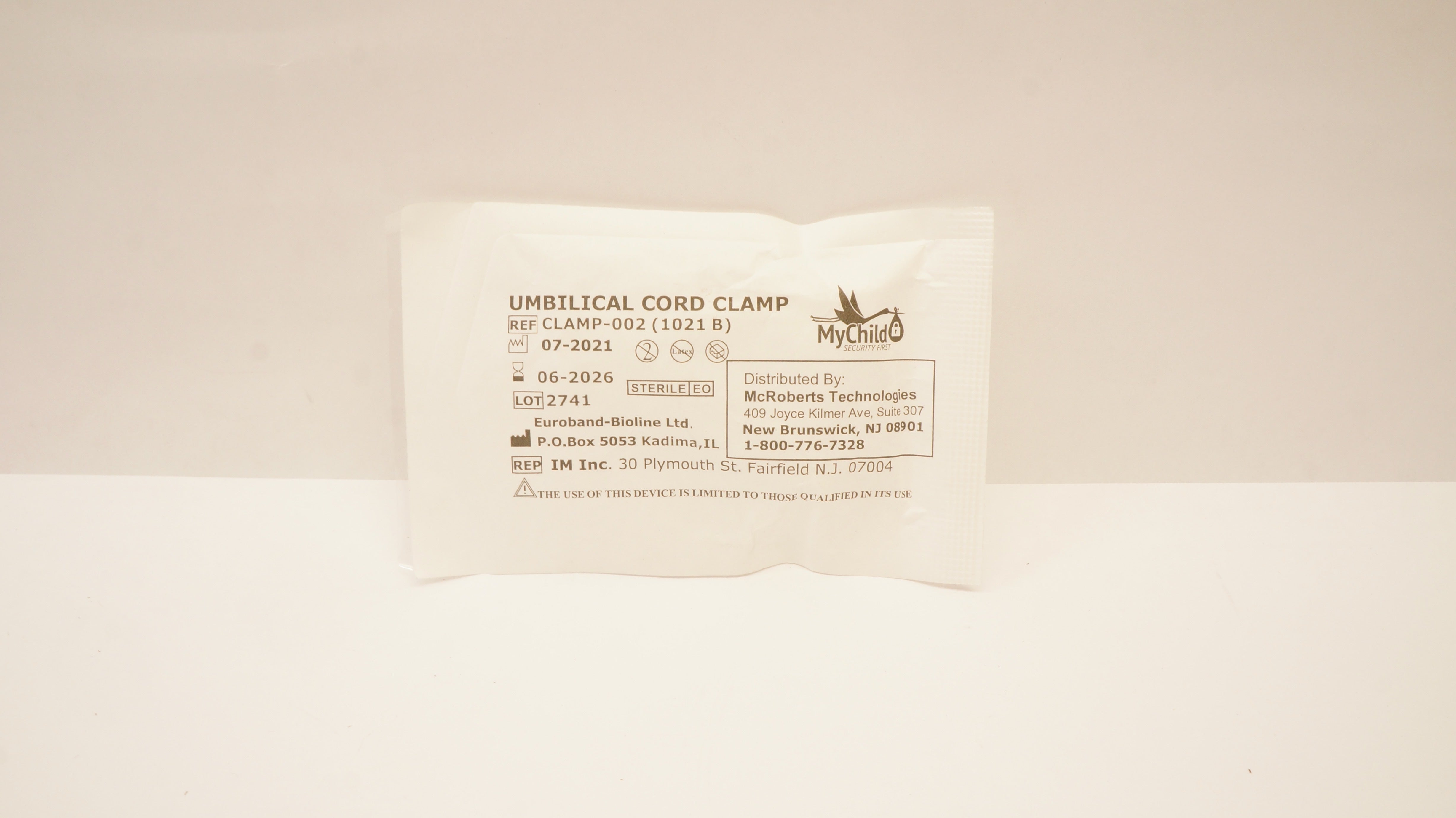 Euroband-Bioline CLAMP-002 MyChild Umbilical Cord Clamp