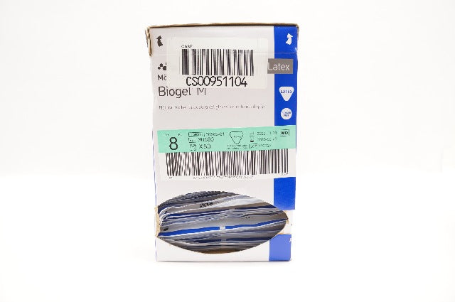 Molnlycke HealthCare 30580 Biogel Powder-Free Surgical Gloves Size 8 - Box of 50