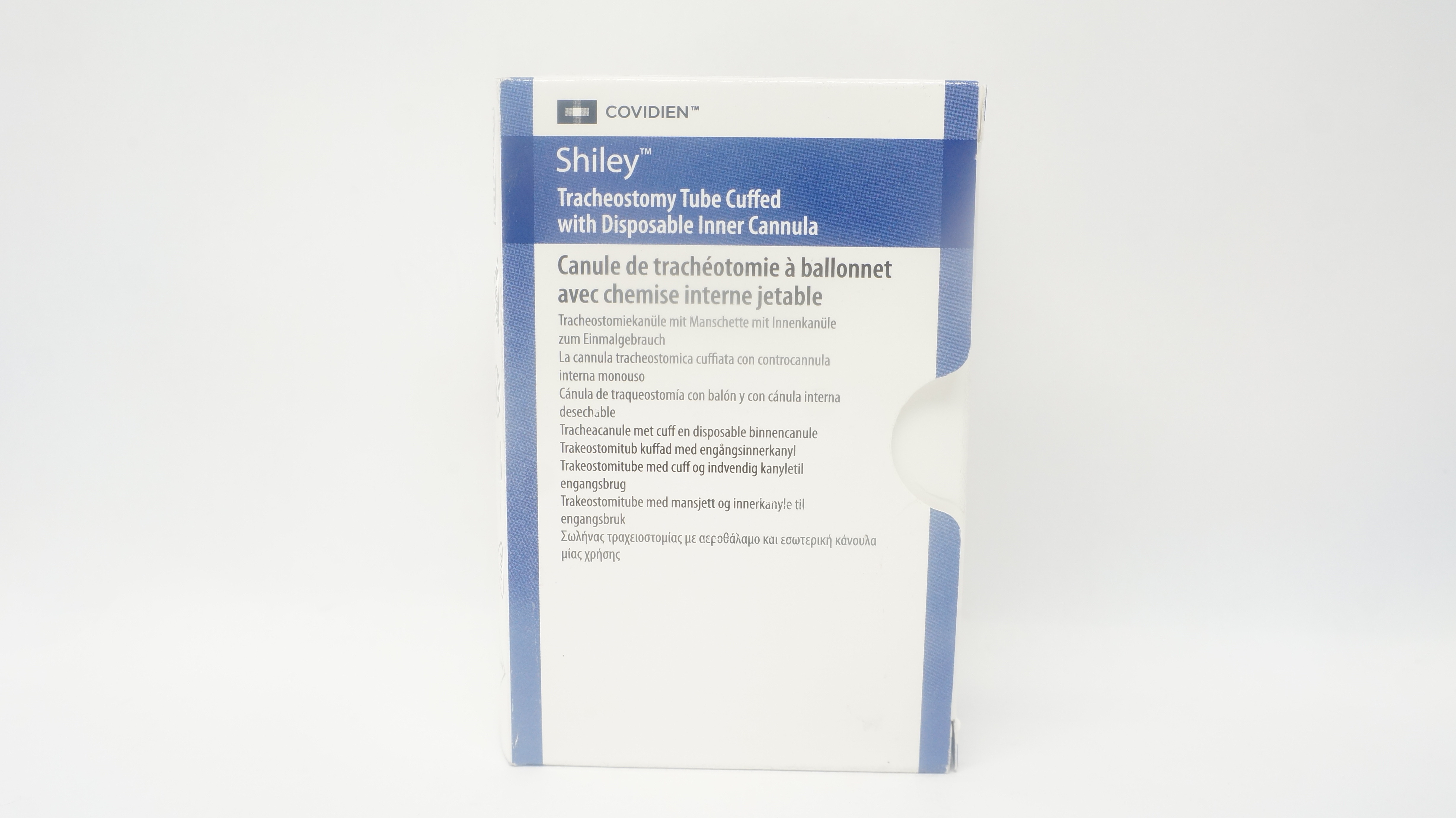 Covidien 6DCT Shiley Tracheostomy Tube Cuffed 6.4 ID x 10.8 OD x 24.0 x 74mm