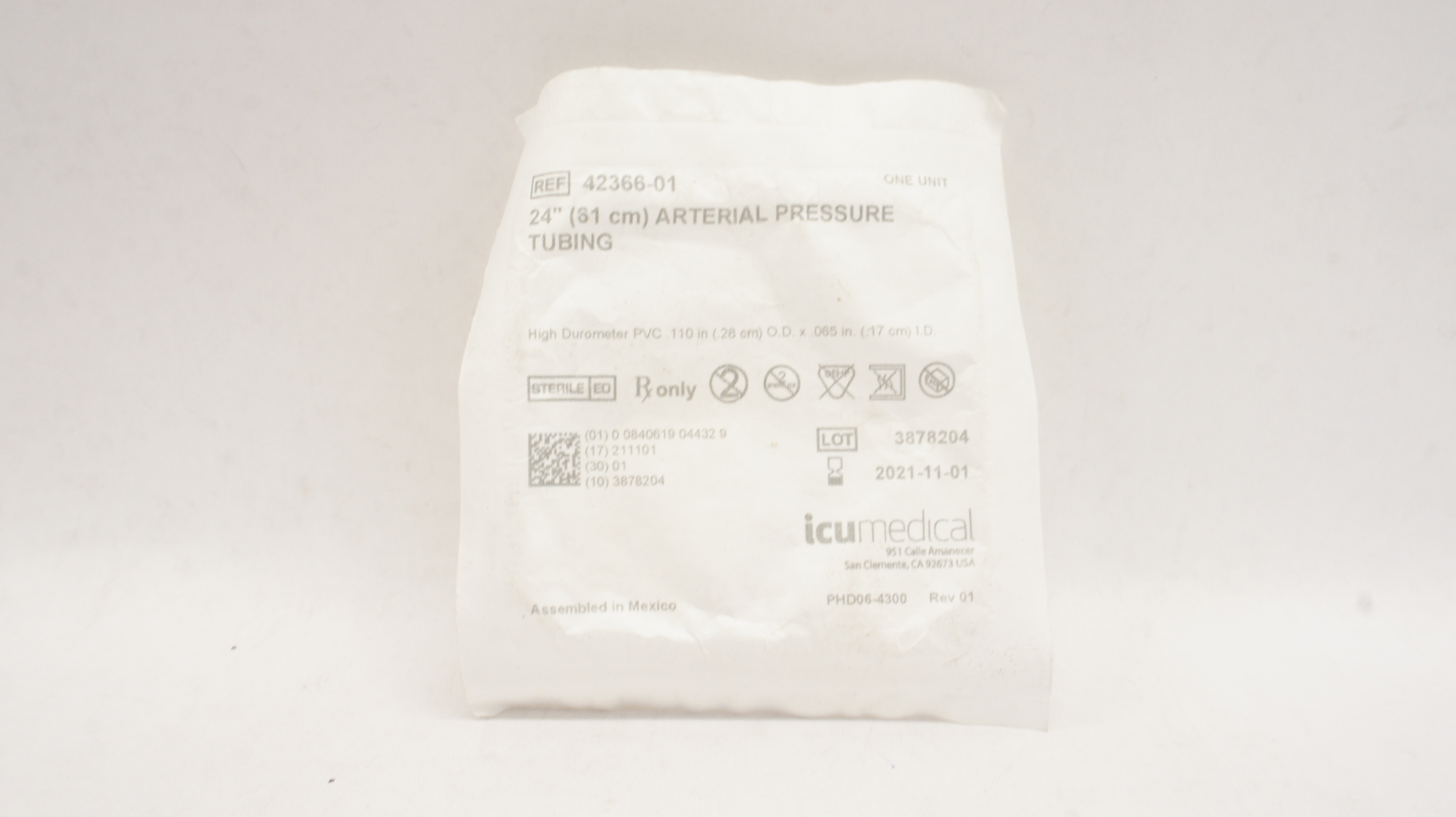 ICU Medical 42366-01 24inch Arterial Pressure Tubing (x)