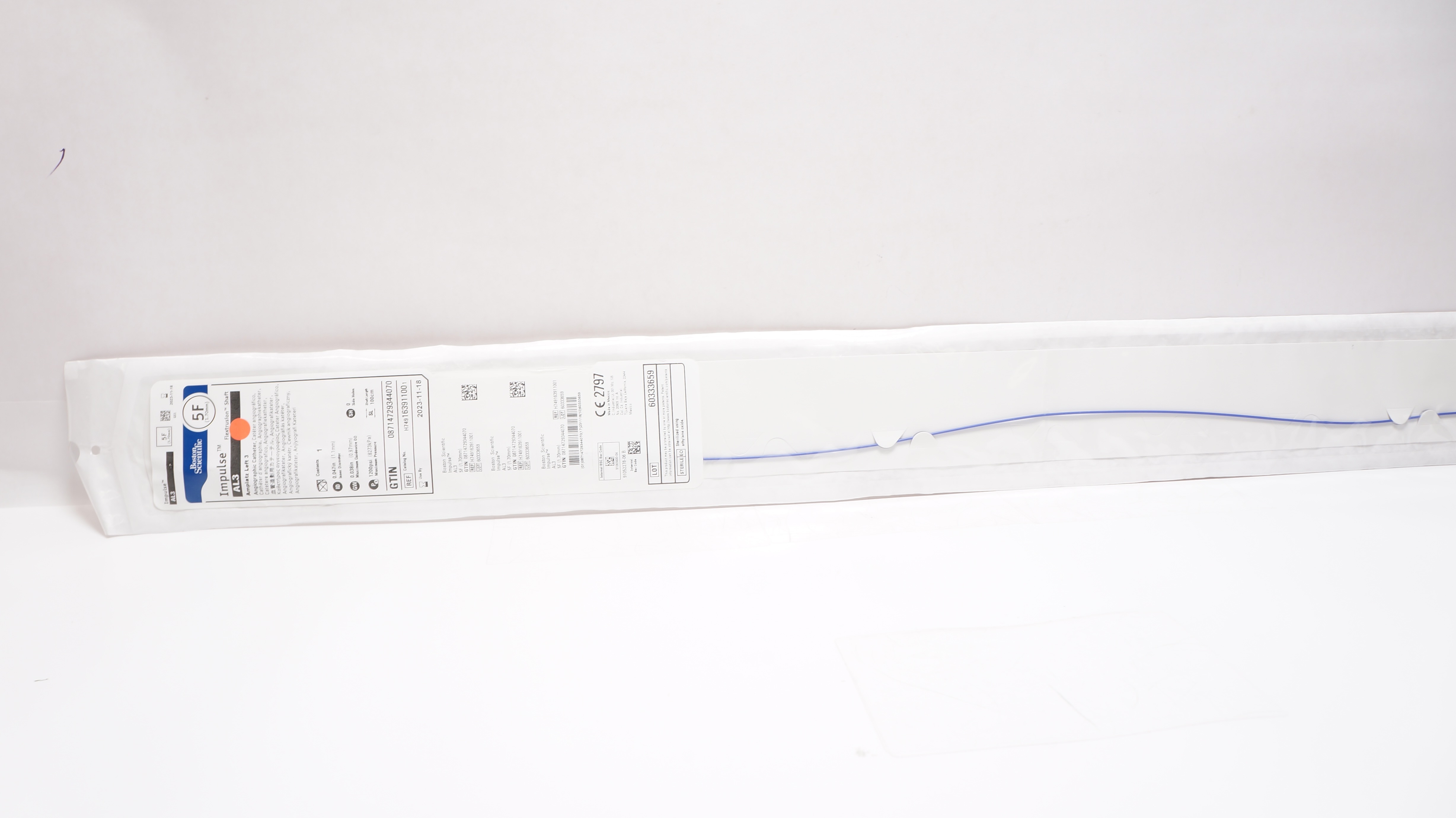 Boston Scientific 16391100 Impulse Flextrusion Shaft Amplatz Left 3 5F (x)