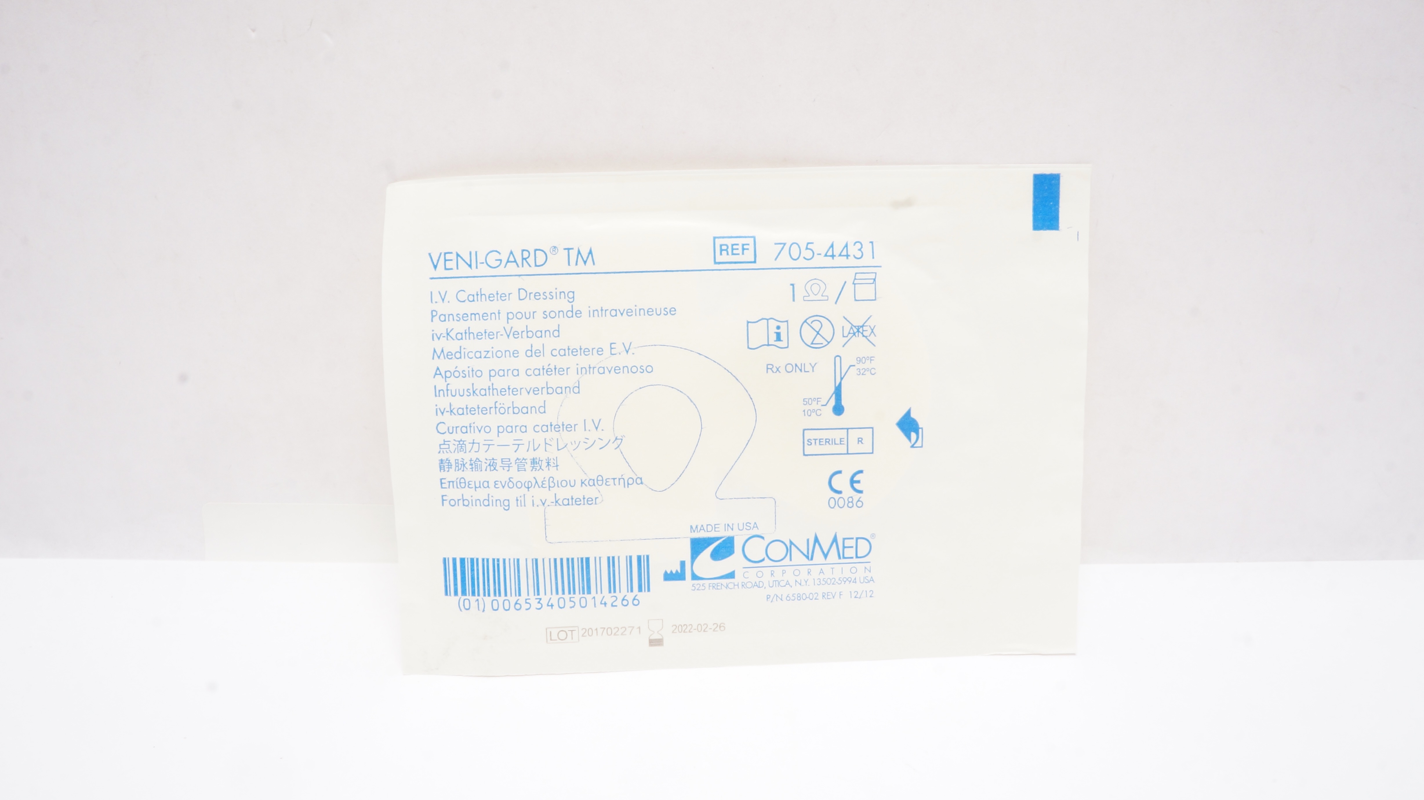 ConMed 705-4431 VENI-GARD TM IV Cath. Dressing (x)