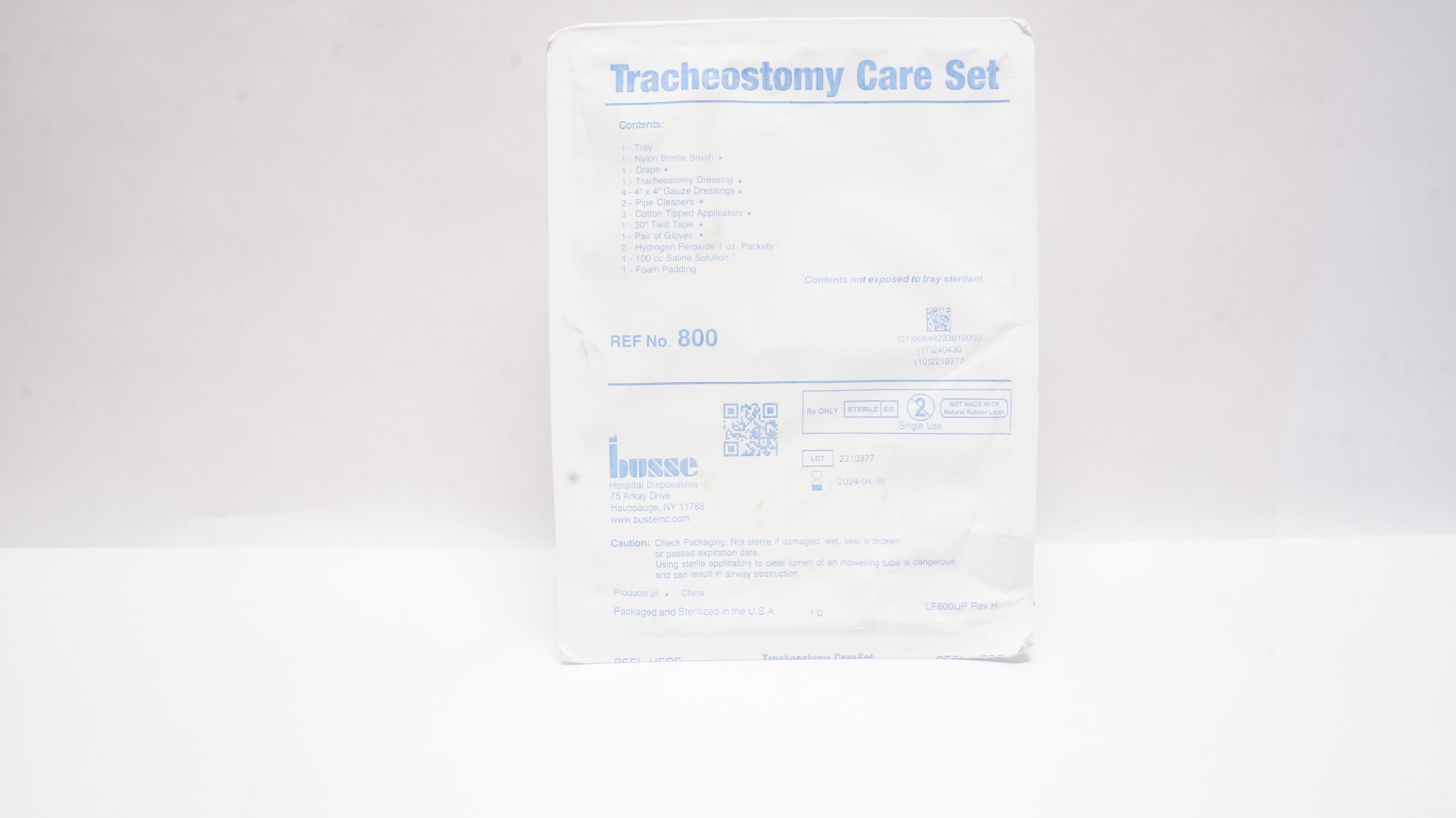 Busse 800 Tracheostomy Care Set (x)