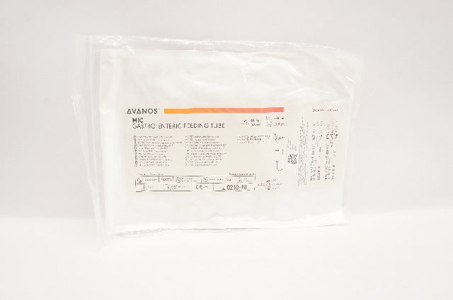 Avanos 0210-18 MIC Gastro-Enteric Feeding Tube, 18F,  7-10 ml