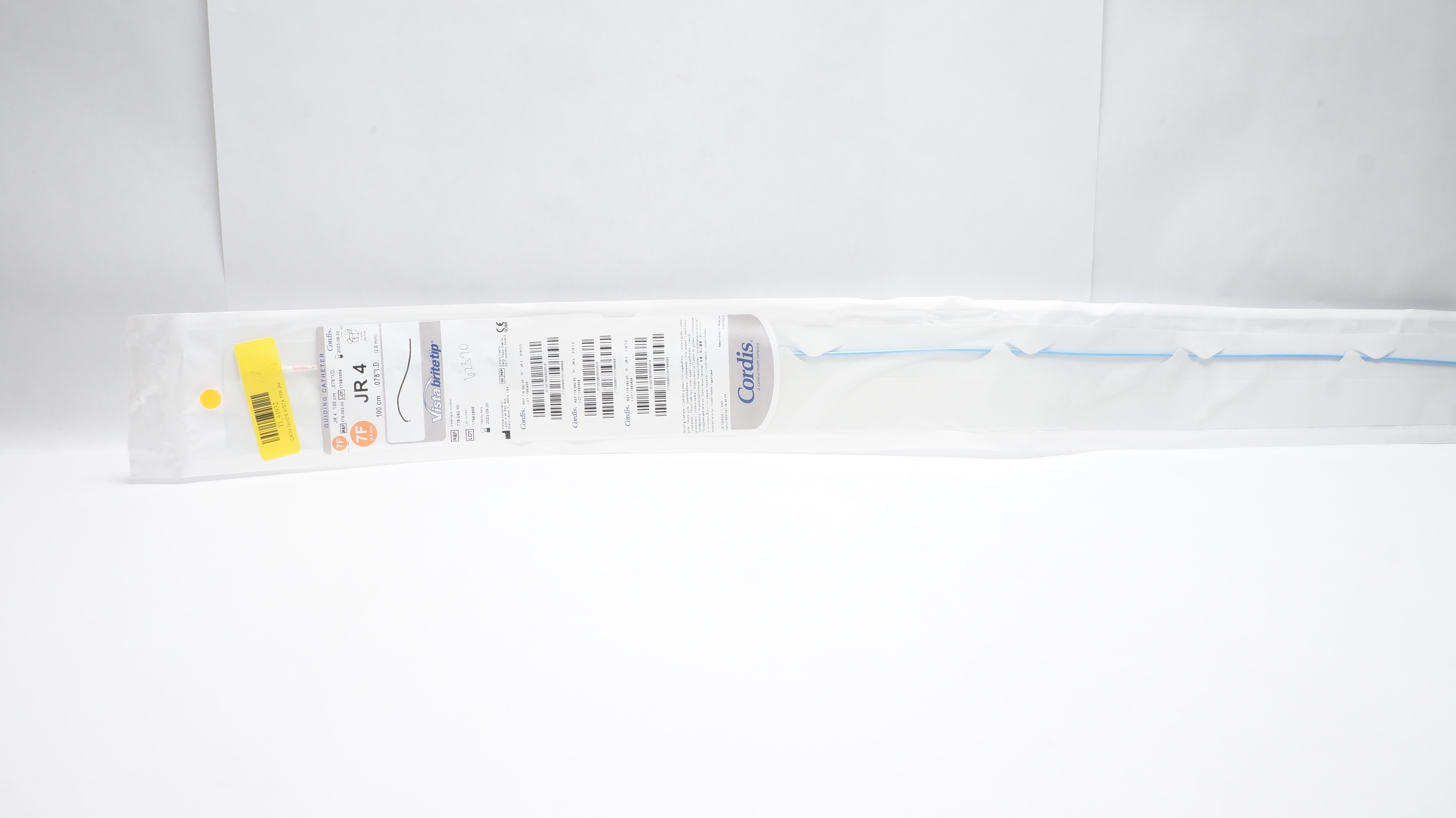 Cordis 778-082-00 Vista Britetip JR 4 Guiding Cath. 7F x 100cm x .078inch ID (x)