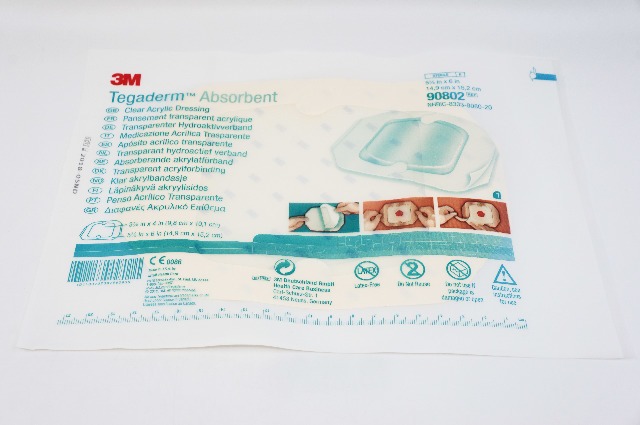 3M 90802 Tegaderm Absorbent Clear Acrylic Dressing 5-3/4inch x 6inch (x)