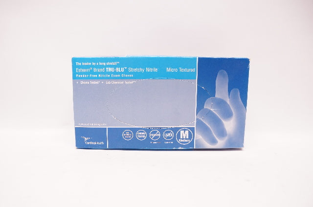 Cardinal Health 8897N TRU-BLU Stretchy Nitrile, Micro Textured, M - Box of 100