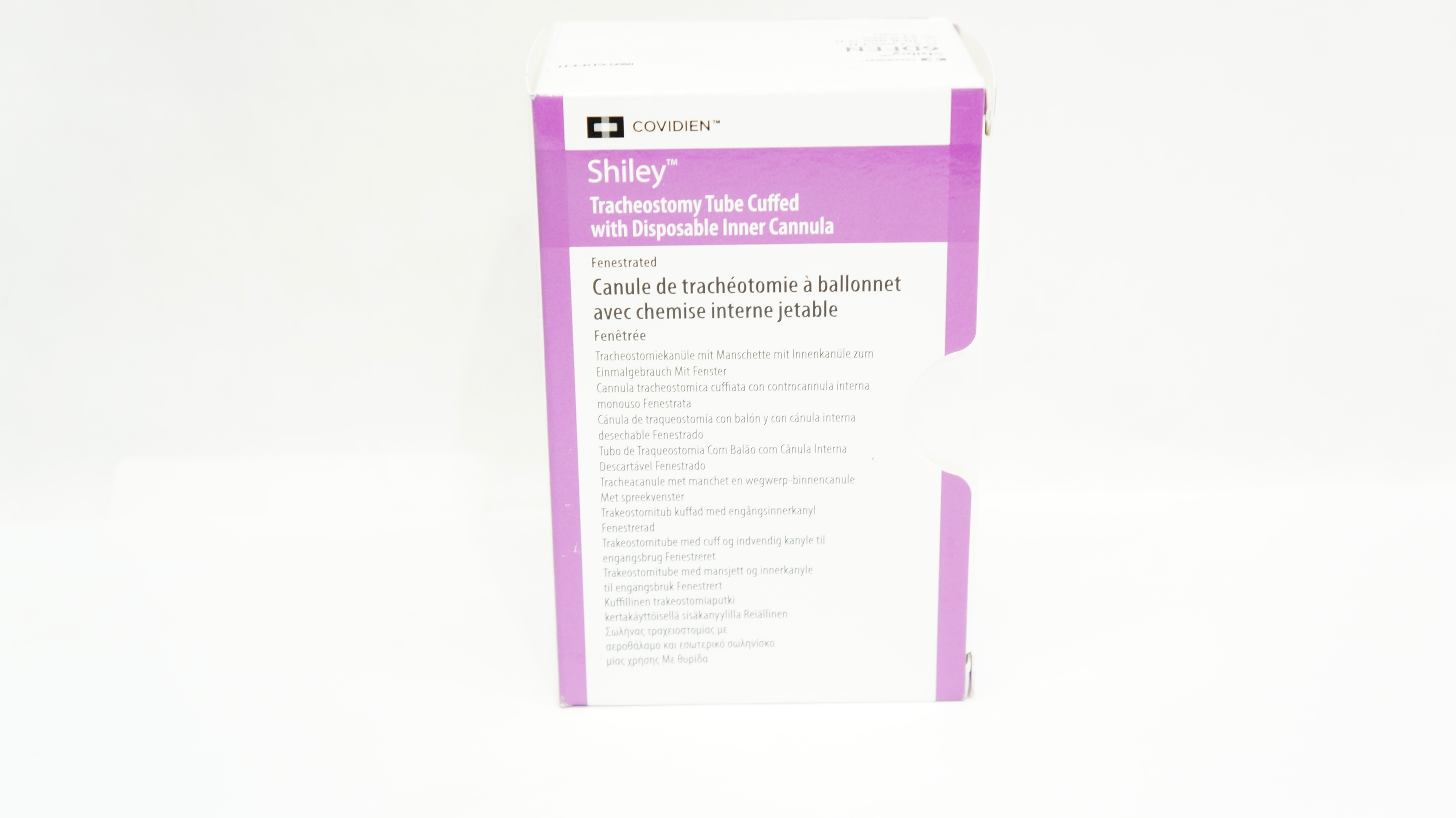 Covidien 6DFEN Shiley Tracheostomy Tube Cuffed 6.4 ID x 10.8 OD x 24.0 x 74mm