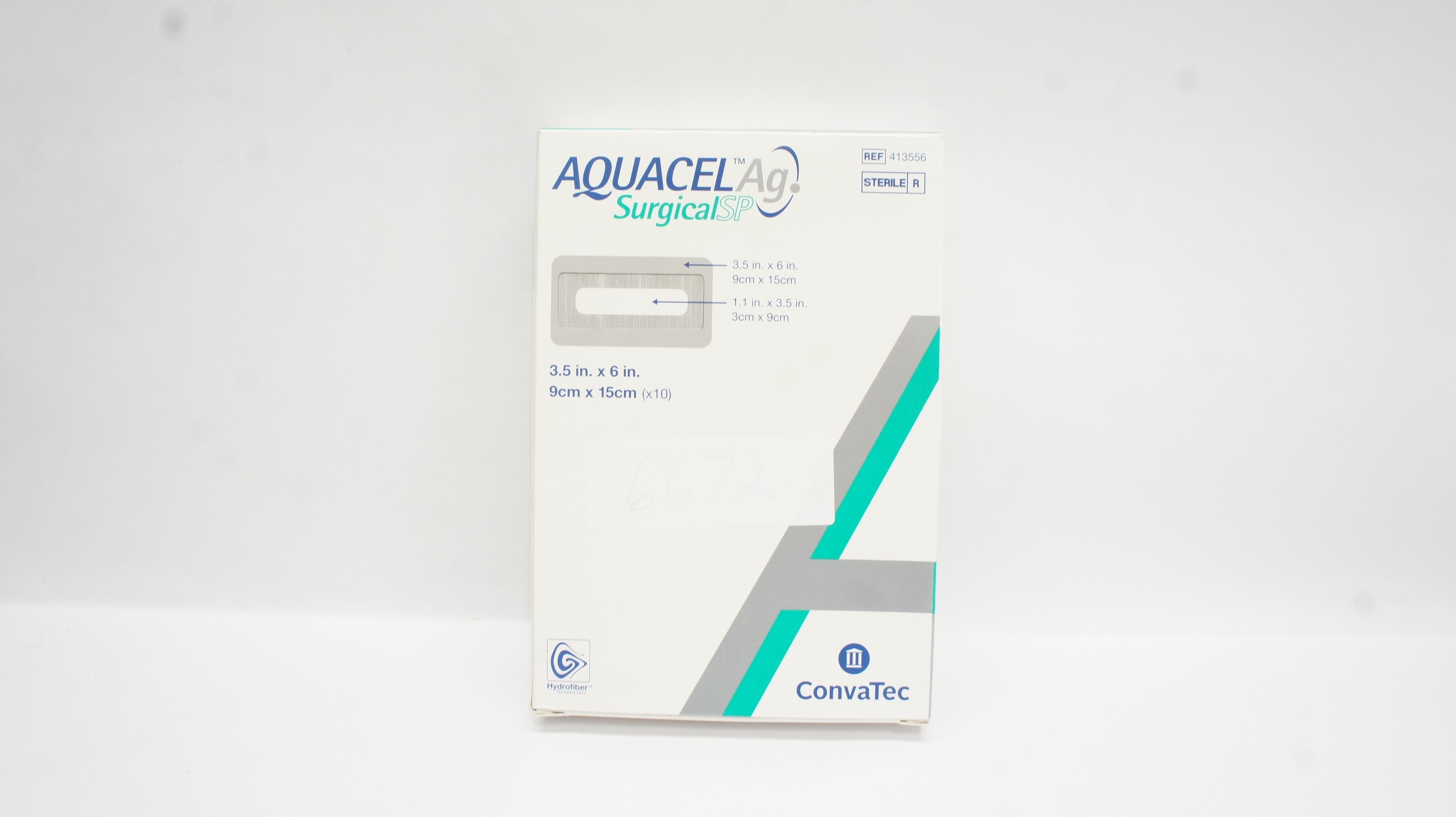 ConvaTec 413556 Aquacel Ag SurgicalSP Cover Dressing 3.5inch x 6inch - Box of 10