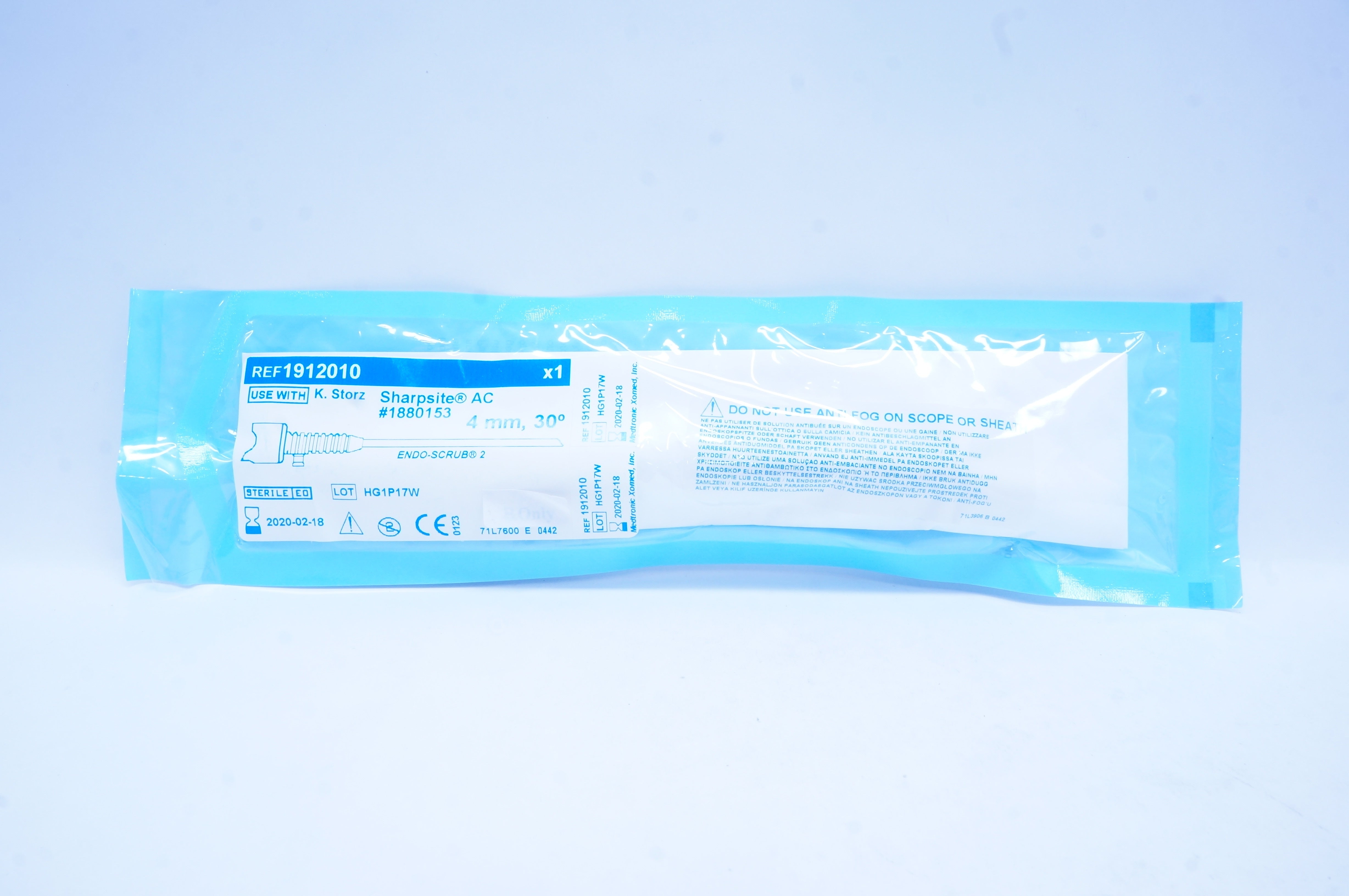 Medtronic 1912010 Endo-Scrub 2 Sheath 4mm, 30 Degree (x)