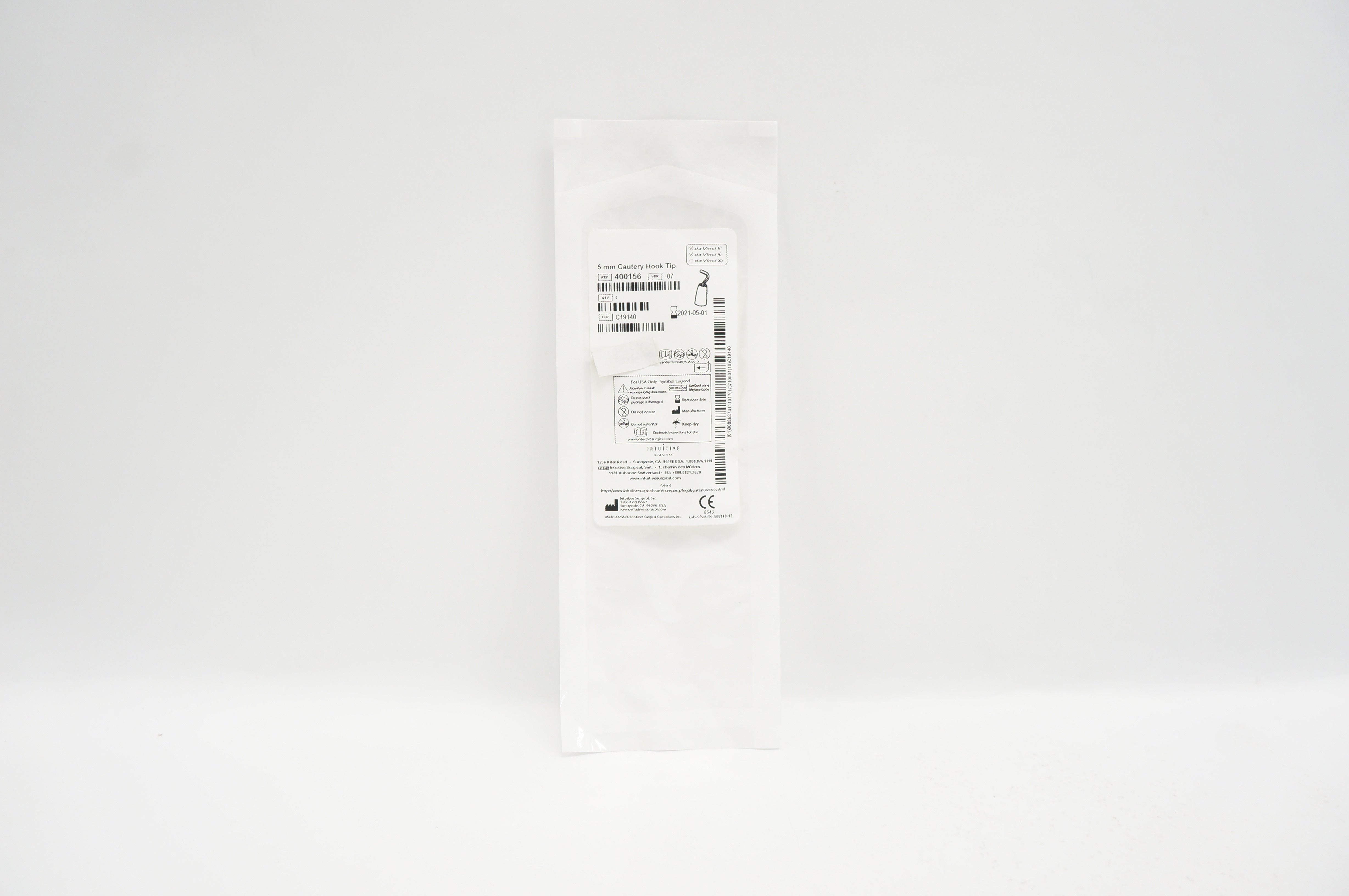 Intuitive 400156 Cautery Hook Tip 5mm (x)