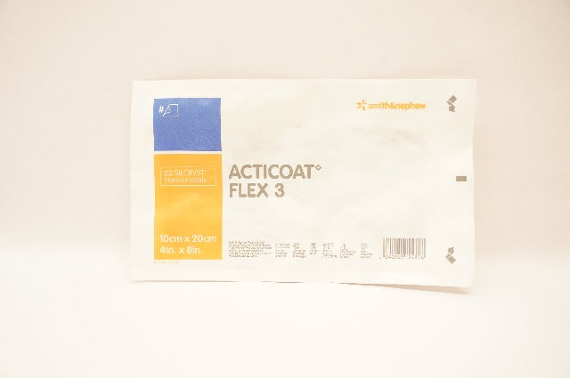 Smith&Nephew 66800417 Acticoat Flex 3 Dressing 4inch x 8inch (x)