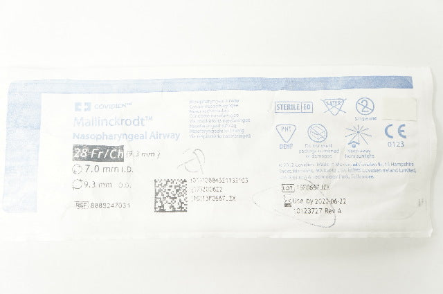 Covidien 8888247031 Shiley Nasopharyngeal Airway 28Fr., 7mm ID (x)