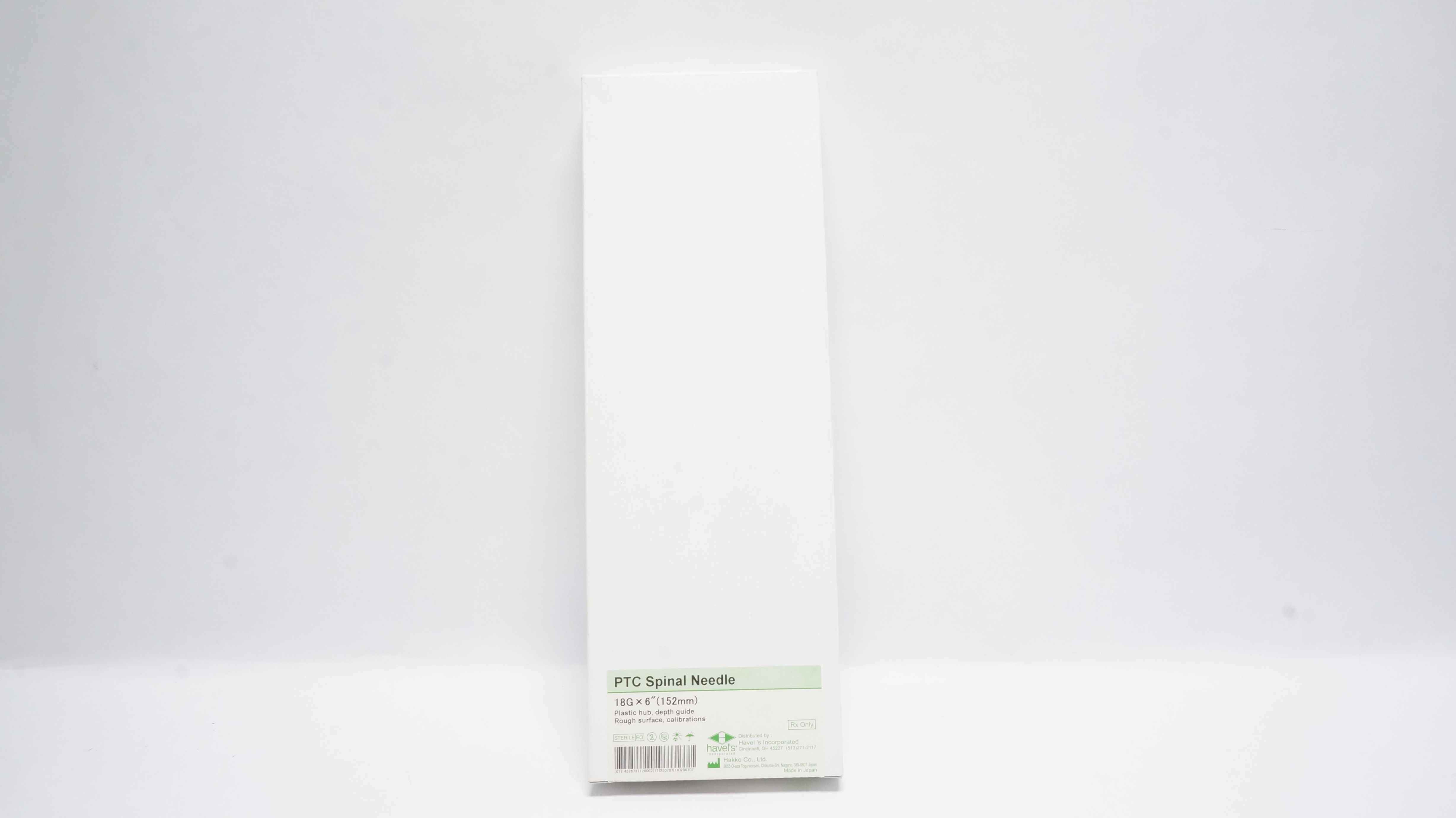 Havel's Incorporated 6PTC18 PTC Spinal Needle 18G x 6In Plastic Hub-Box of 10(x)