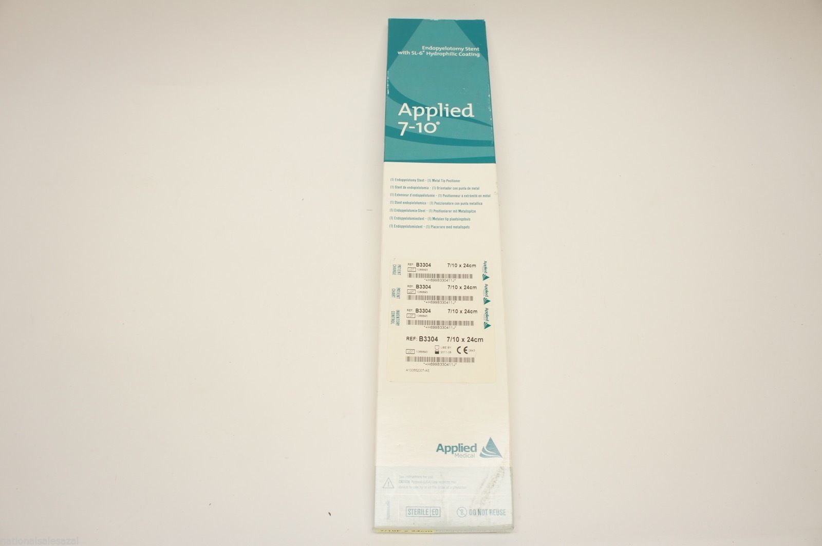 B3304 ~ Applied Medical Hydrophilic Coating 7/10 x 24cm (x)