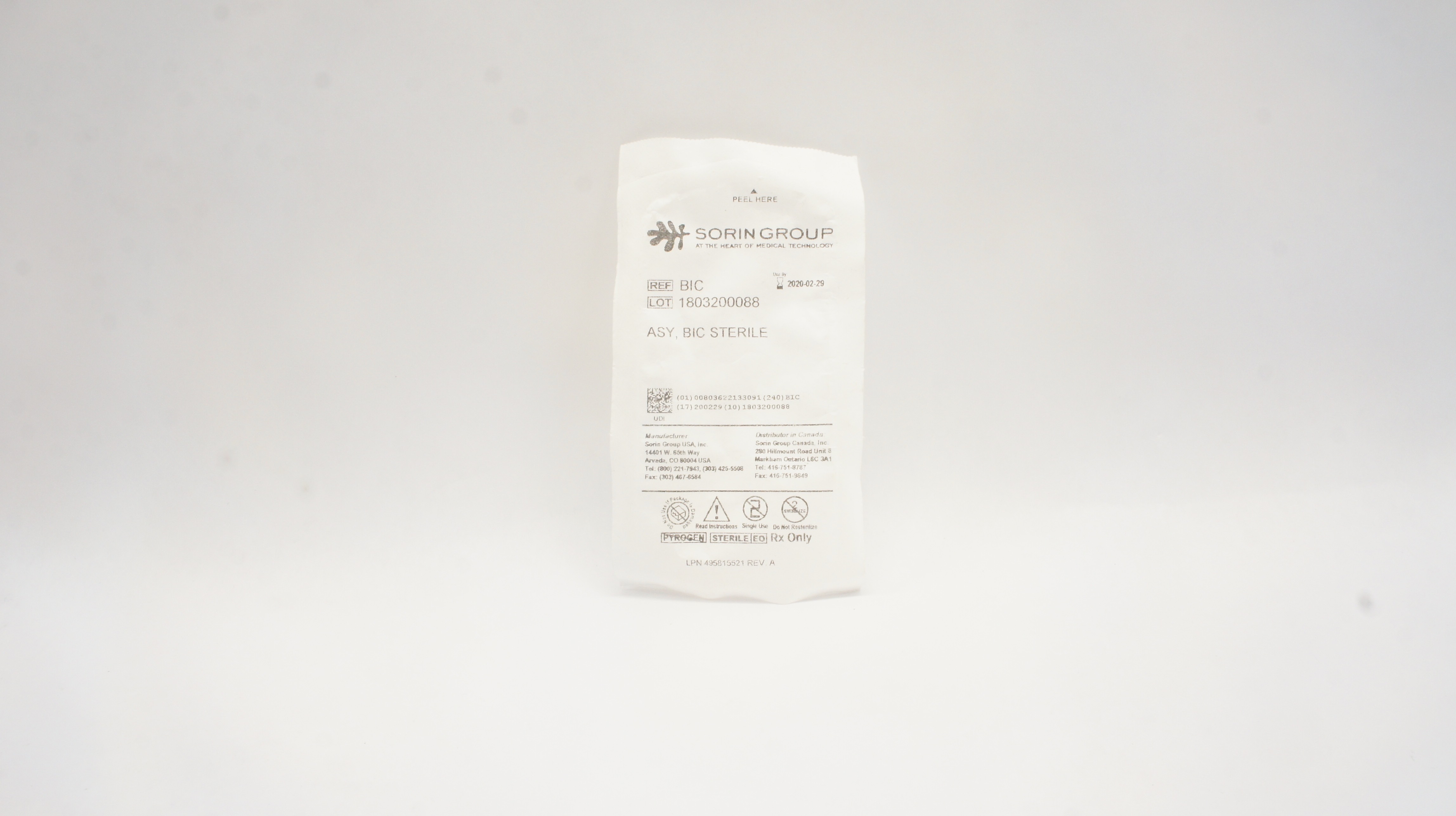 Sorin Group BIC ASY BIC Sterile (x)