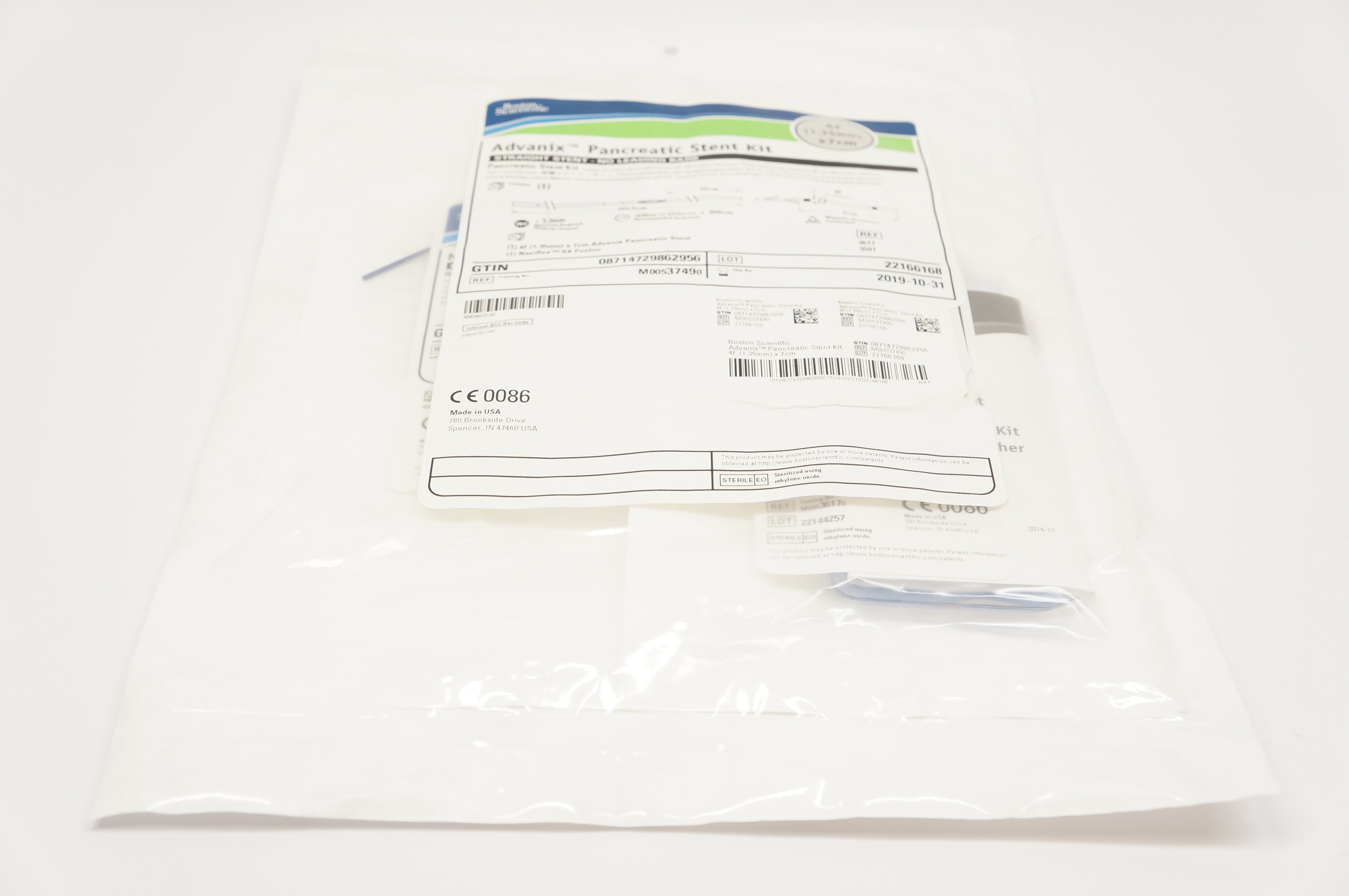 Boston Scientific M00537490 Advanix Pancreatic Stnt Kit 4F x 7cm  (x)