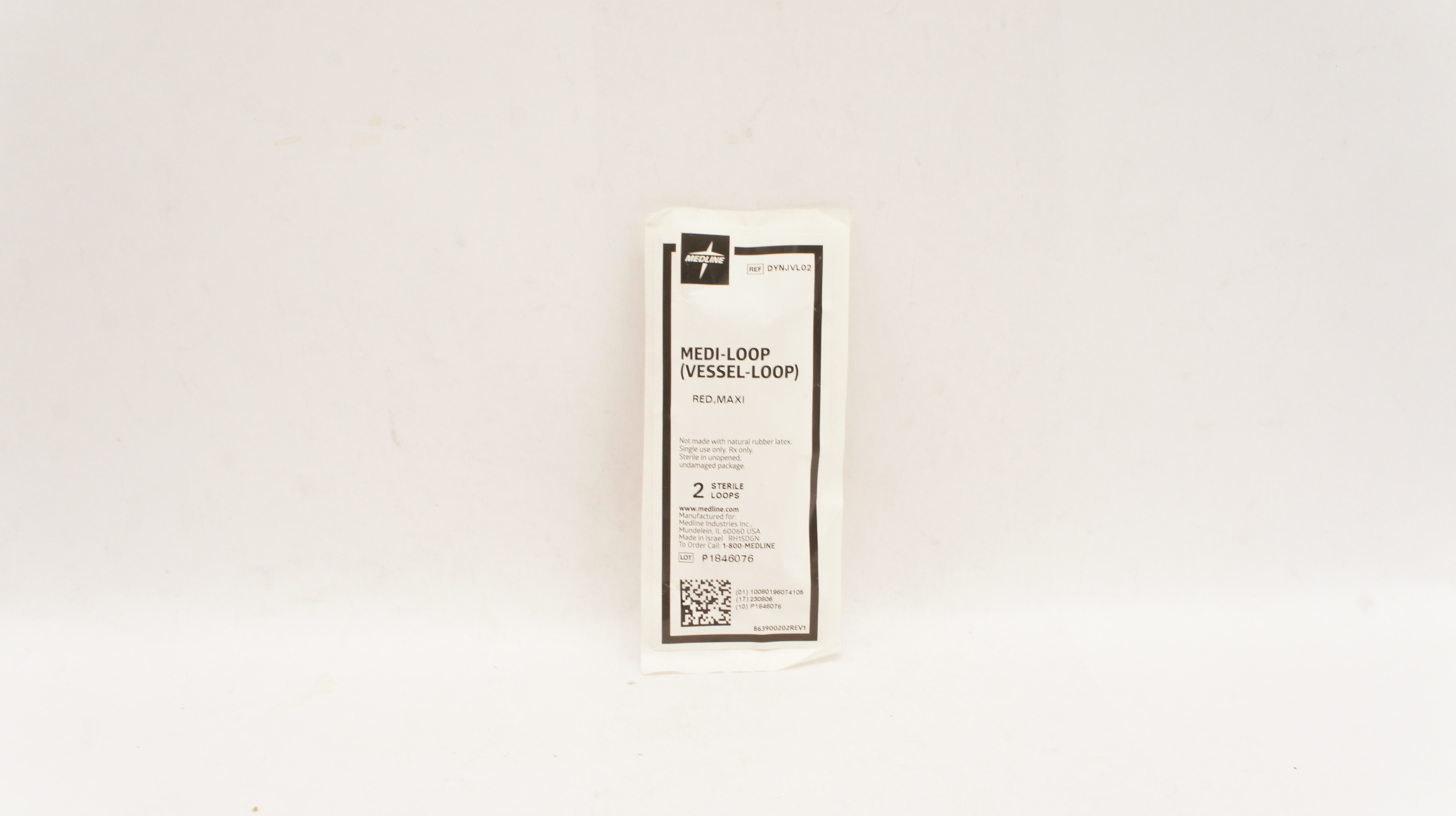 Medline DYNJVL02 Medi-Loop (Vessel-Loop) Red, Maxi - Pack of 2