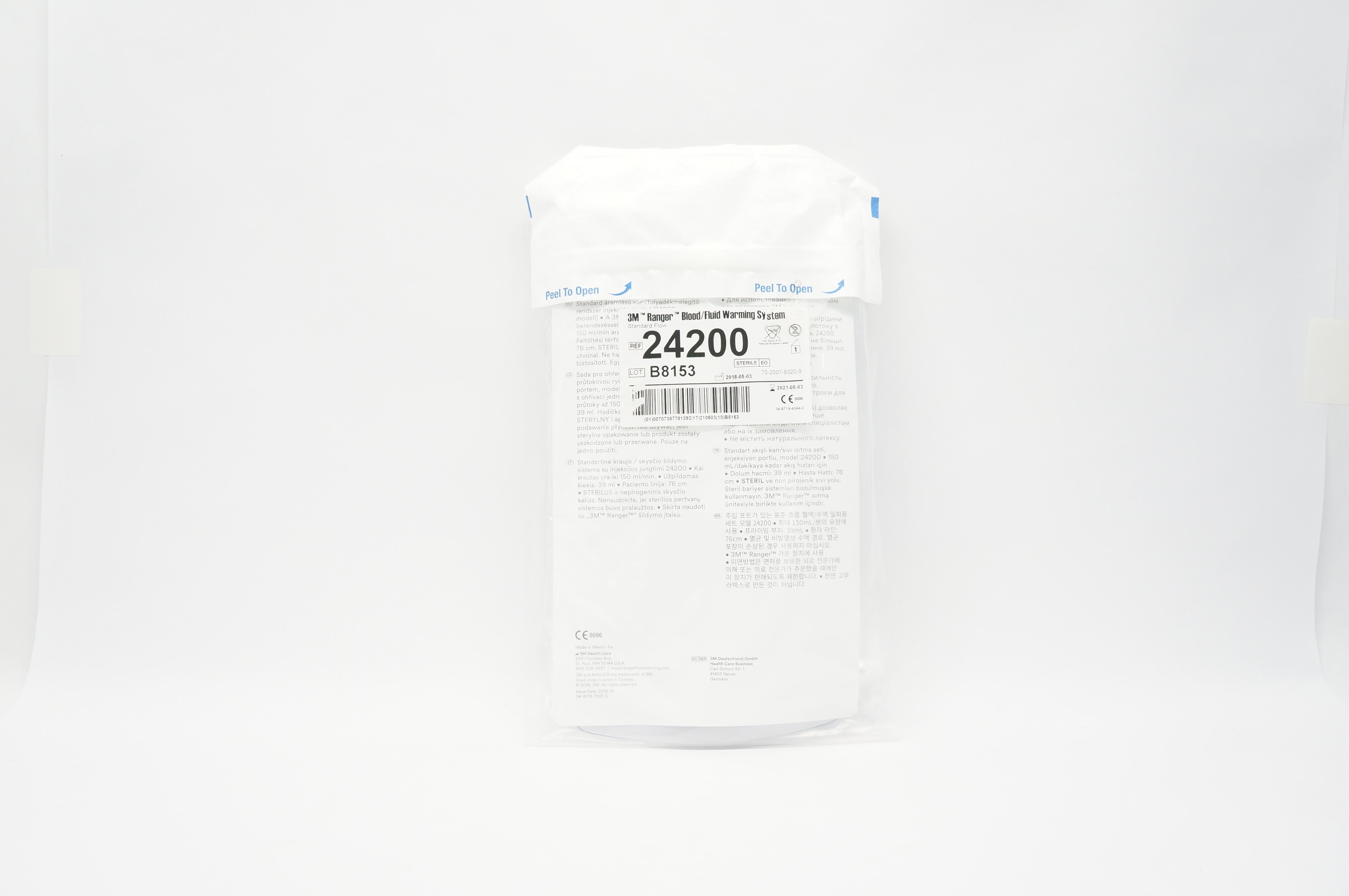 3M 24200 Ranger Blood/Fluid Warming System Standard Flow (x)