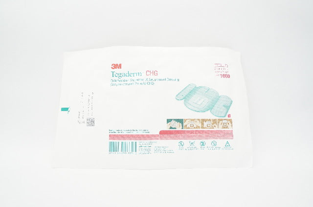 3M 1660 Tegaderm CHG Chlorhexidine Gluconate 2-3/4 x 3-3/8inch (x)