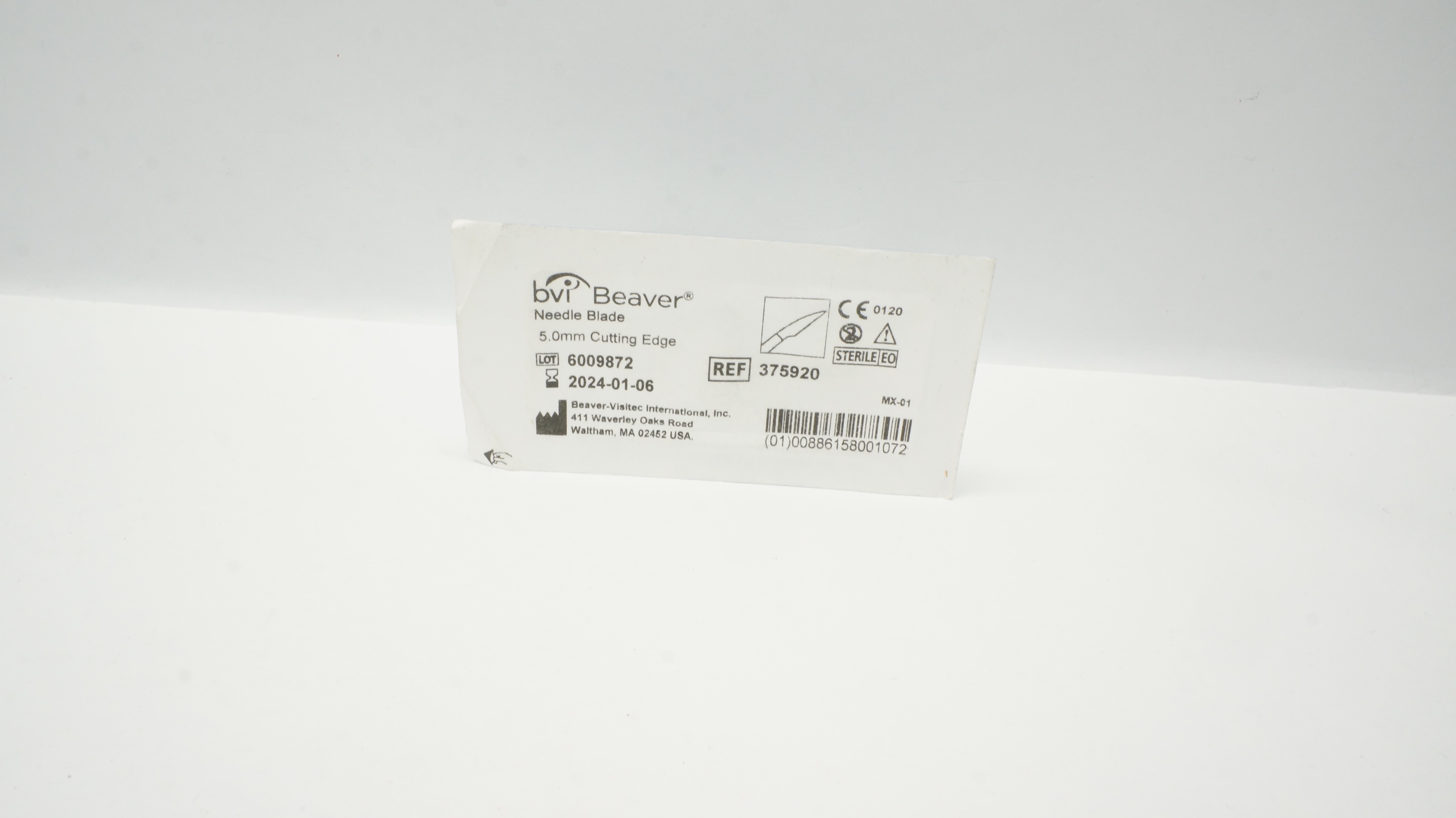 BVI Beaver 375920 Ndle Blade 5.0mm Cutting Edge (x)