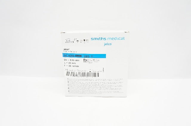 Smiths Medical 4050 Jelco I.V. Cath. Radiopaque 22G x 1inch