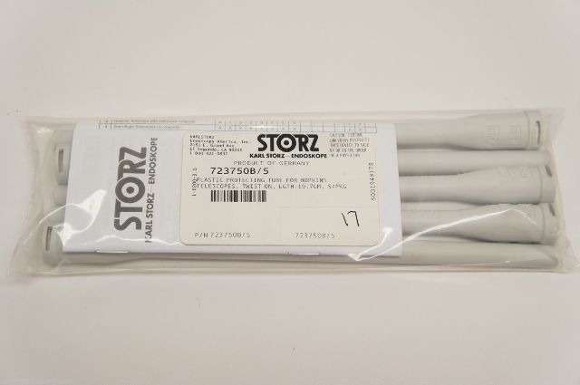 Karl Storz 723750B/5 Plastic Protecting Tube f/Hopkins Telescope Twist On ~ Pk/5
