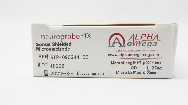 Alpha Omega STR-090244-00 Neuroprobe Sonus Shielded Microelectrode (x)