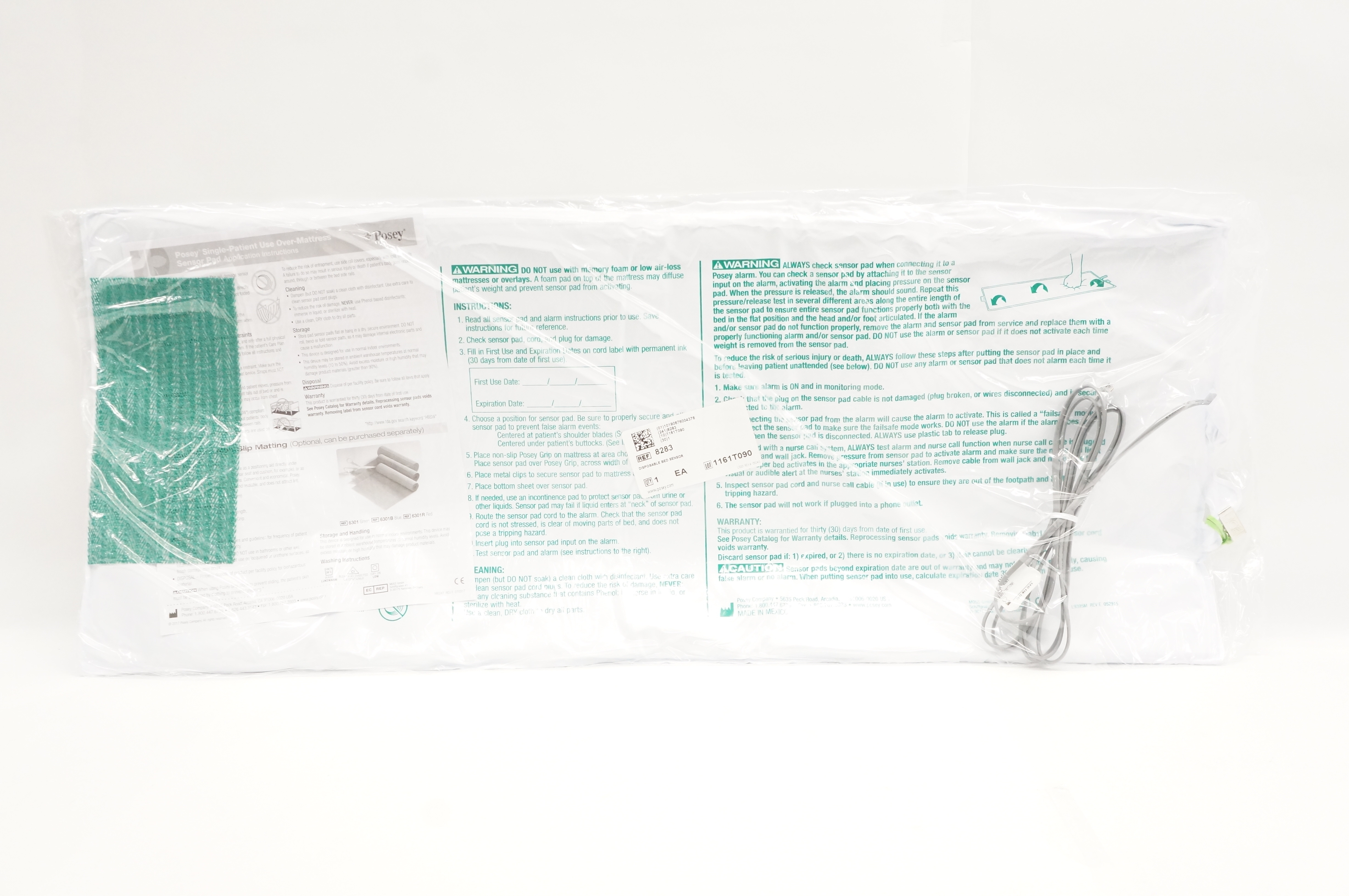 Posey 8283 Disposable Bed Sensor