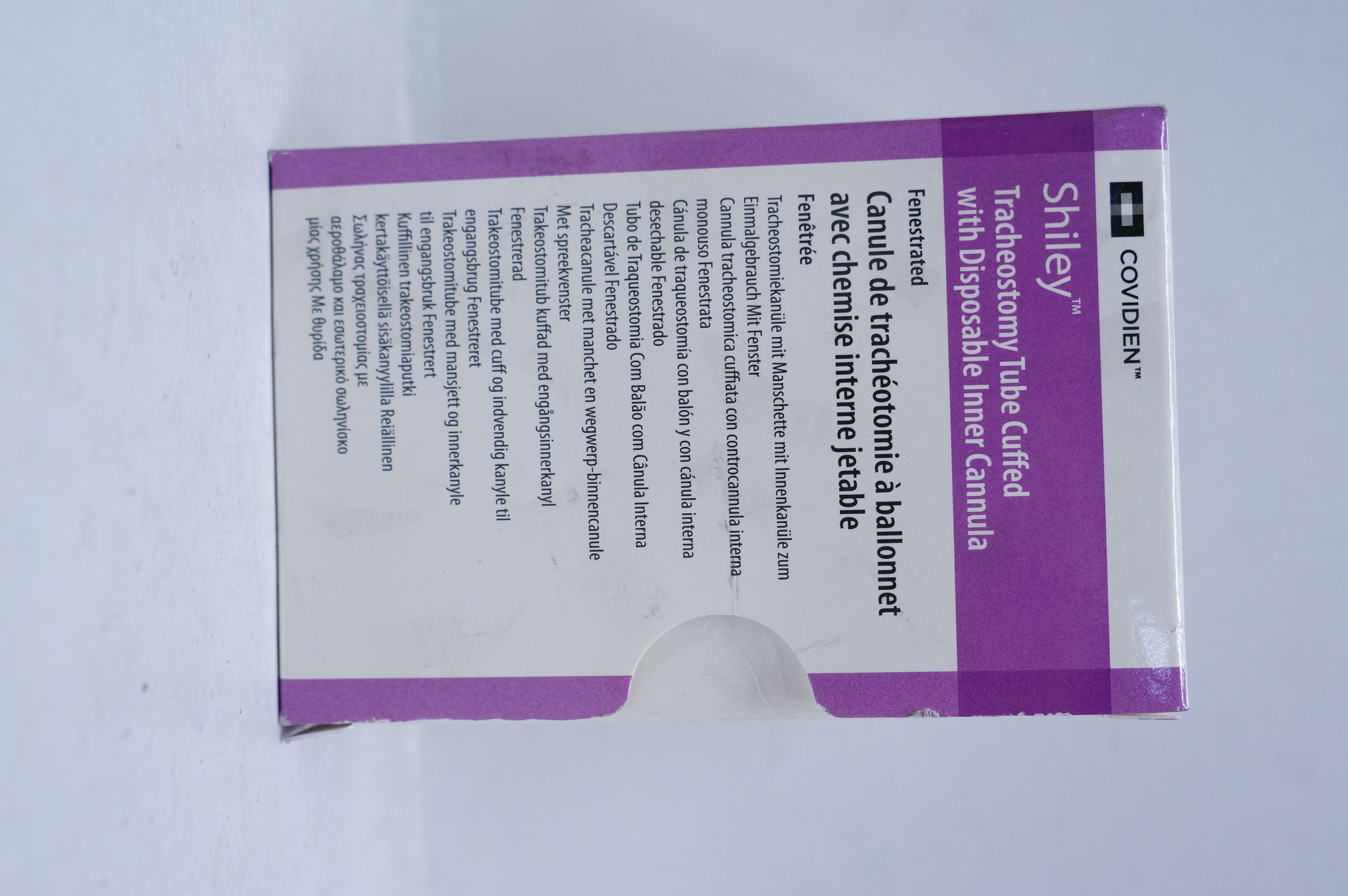 Covidien 4DFEN Shiley Tracheostomy Tube Cuffed 5.0mm ID, 9.4mm OD (x)