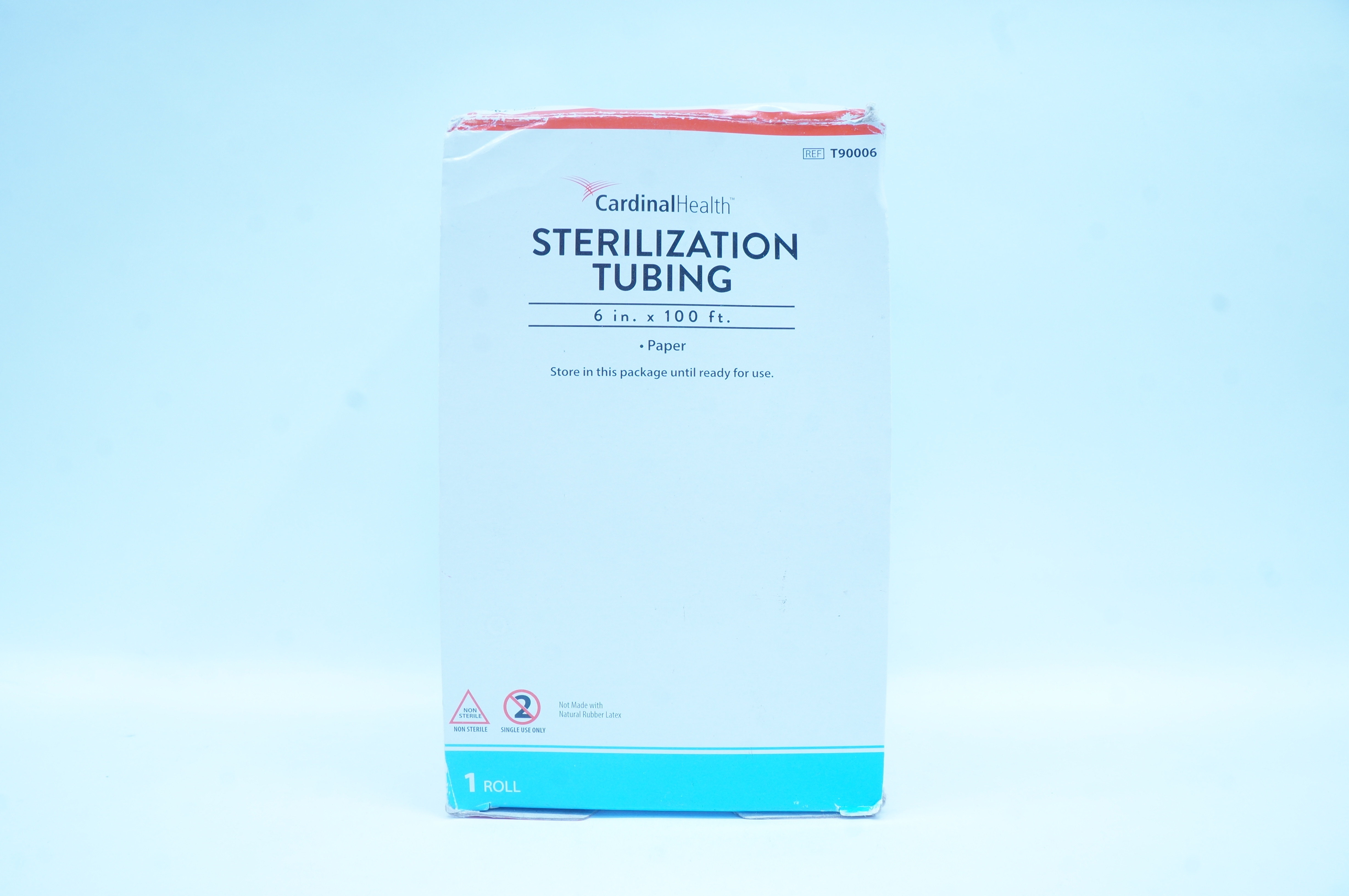 Cardinal Health T90006 Sterlization Tubing, 1 Roll Paper 6 inch x 100 ft.