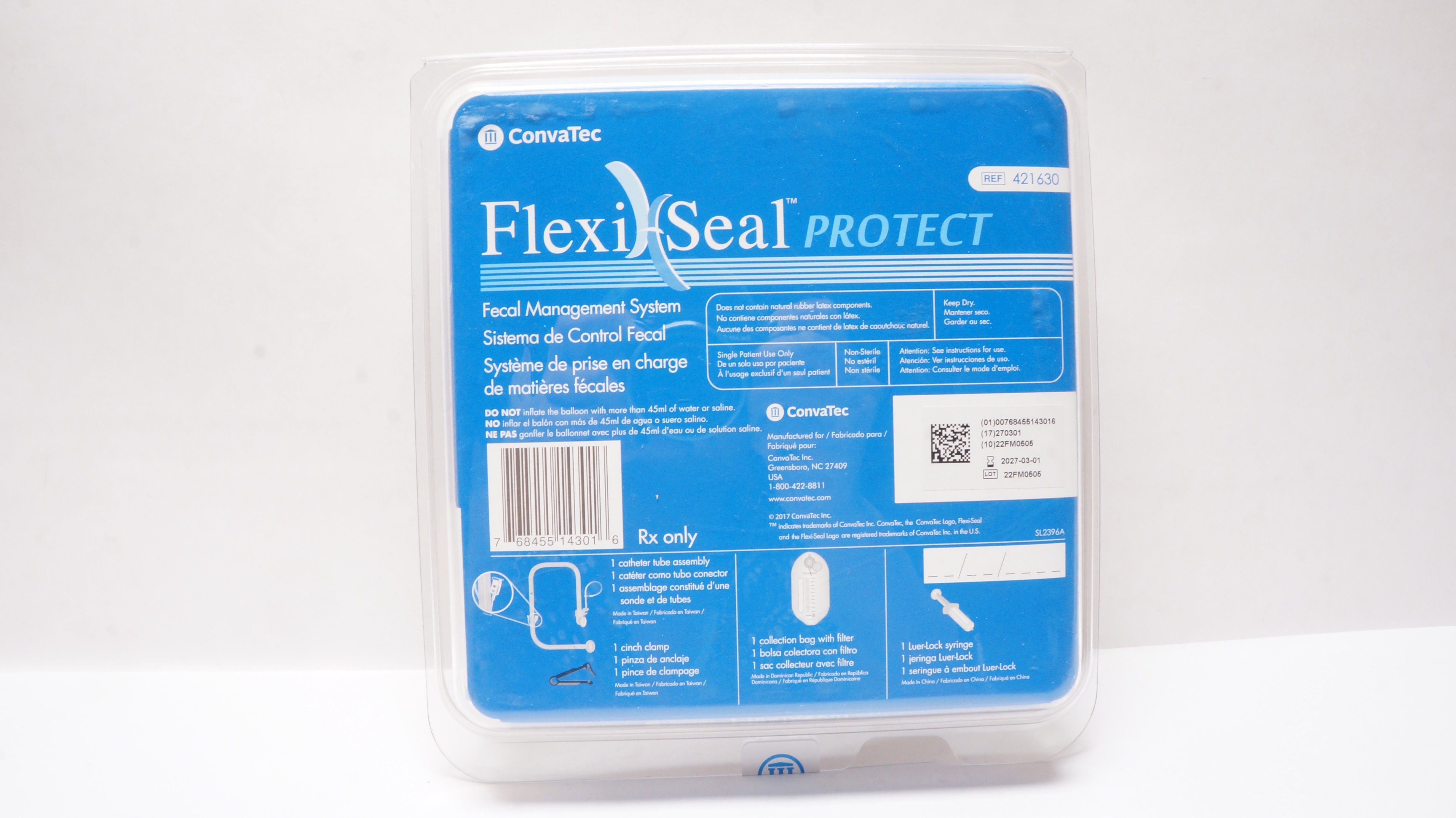 ConvaTec 421630 FlexiSeal Protect Fecal Management System
