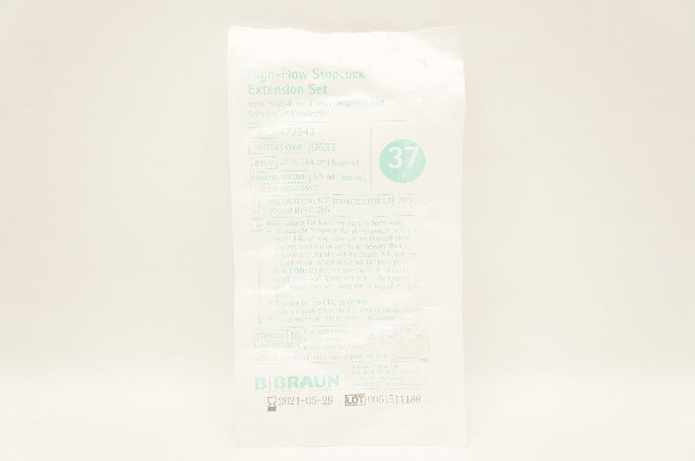Braun 473543 High-Flow Stopcock Extension Set 37inch 5.9mL (x)
