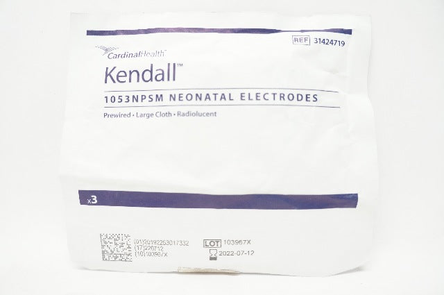 Cardinal Health 31424719 Kendall 1053NPSM Neonatal Electrodes (x) - Pack of 3