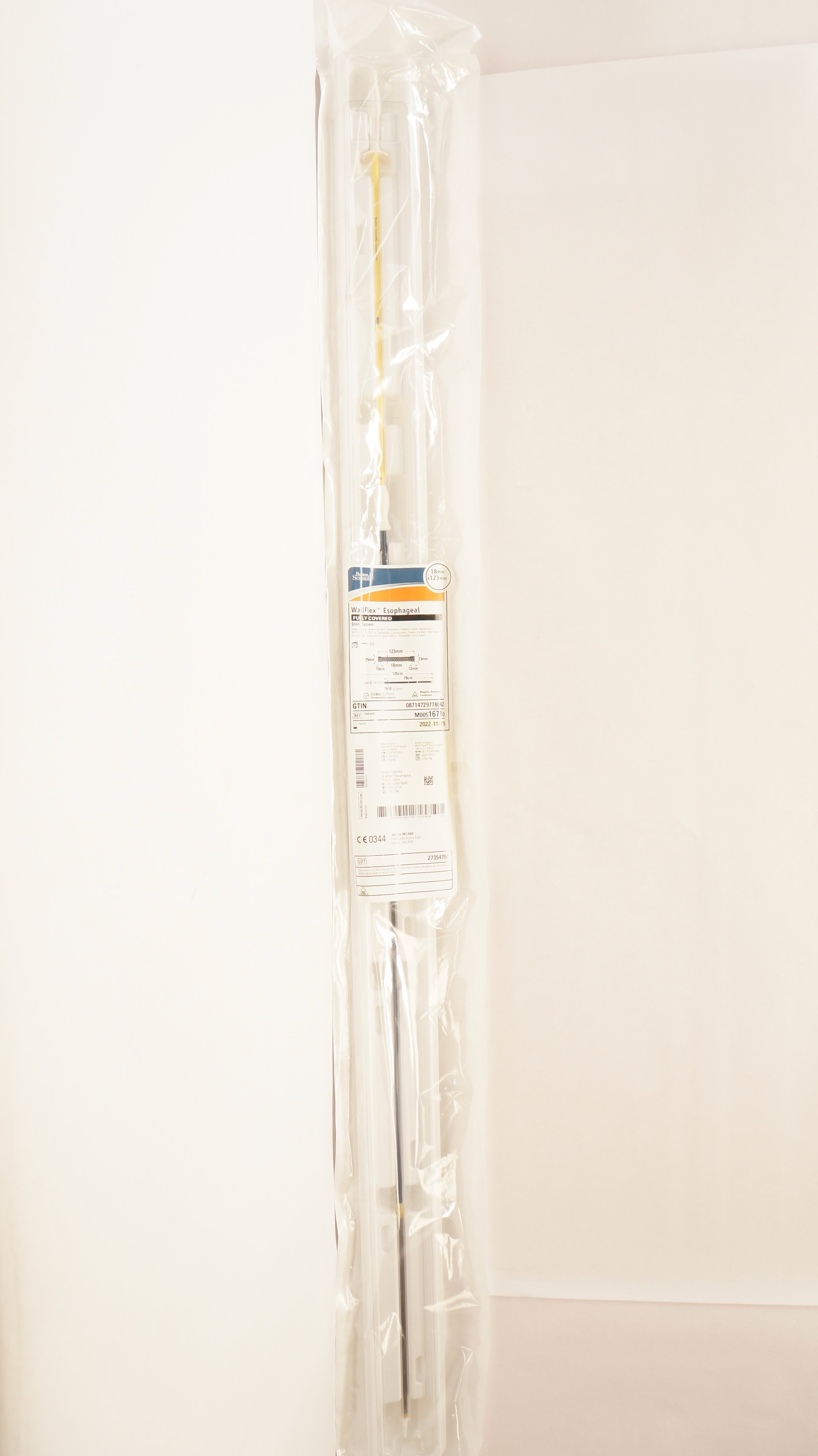 Boston Scientific M00516710 WallFlex Esophageal Stnt System 18mm x 123mm (x)