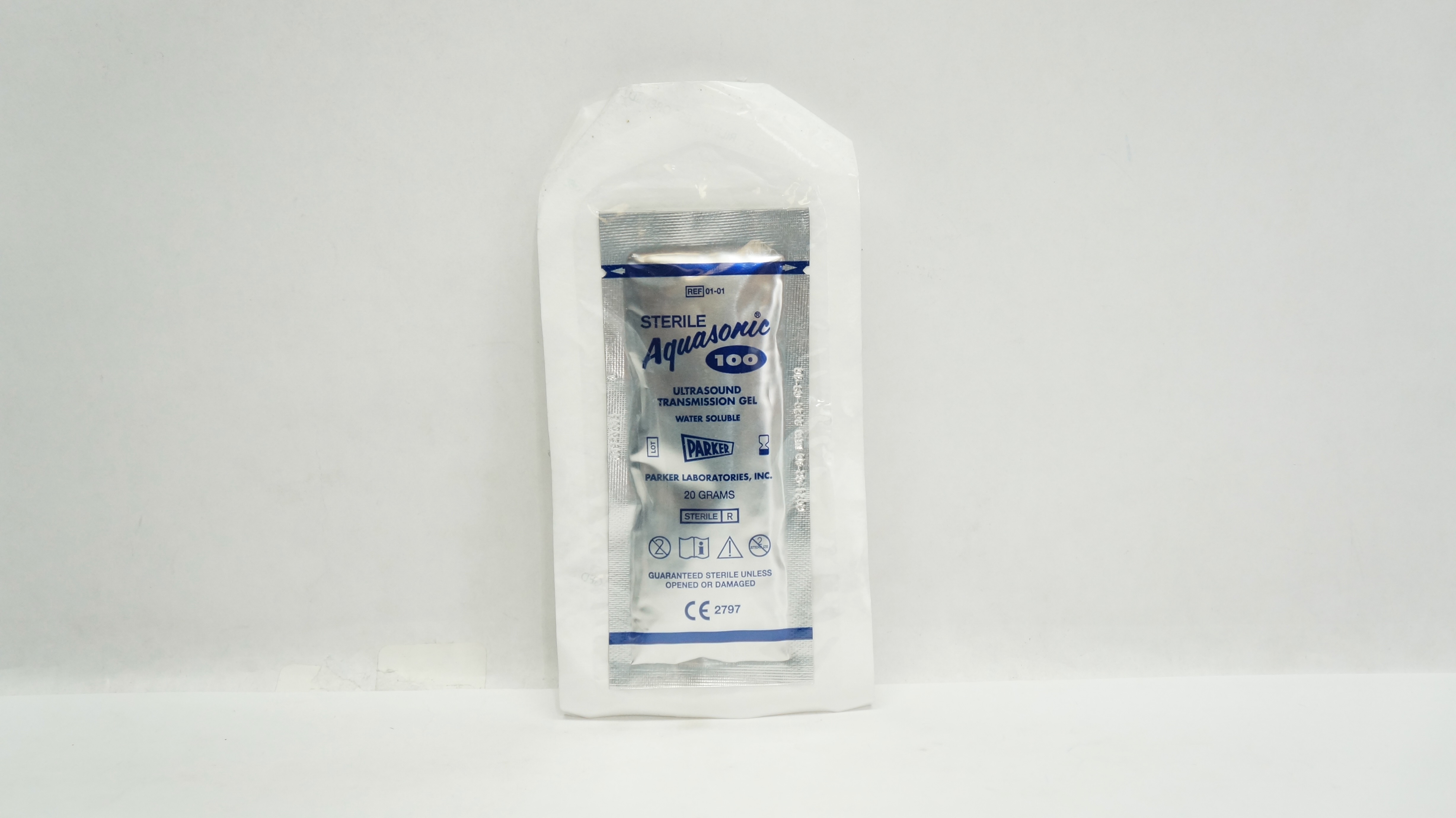 Parker 01-01 Aquasonic 100 Ultrasound Transmission Gel Water Soluble 20grams (x)