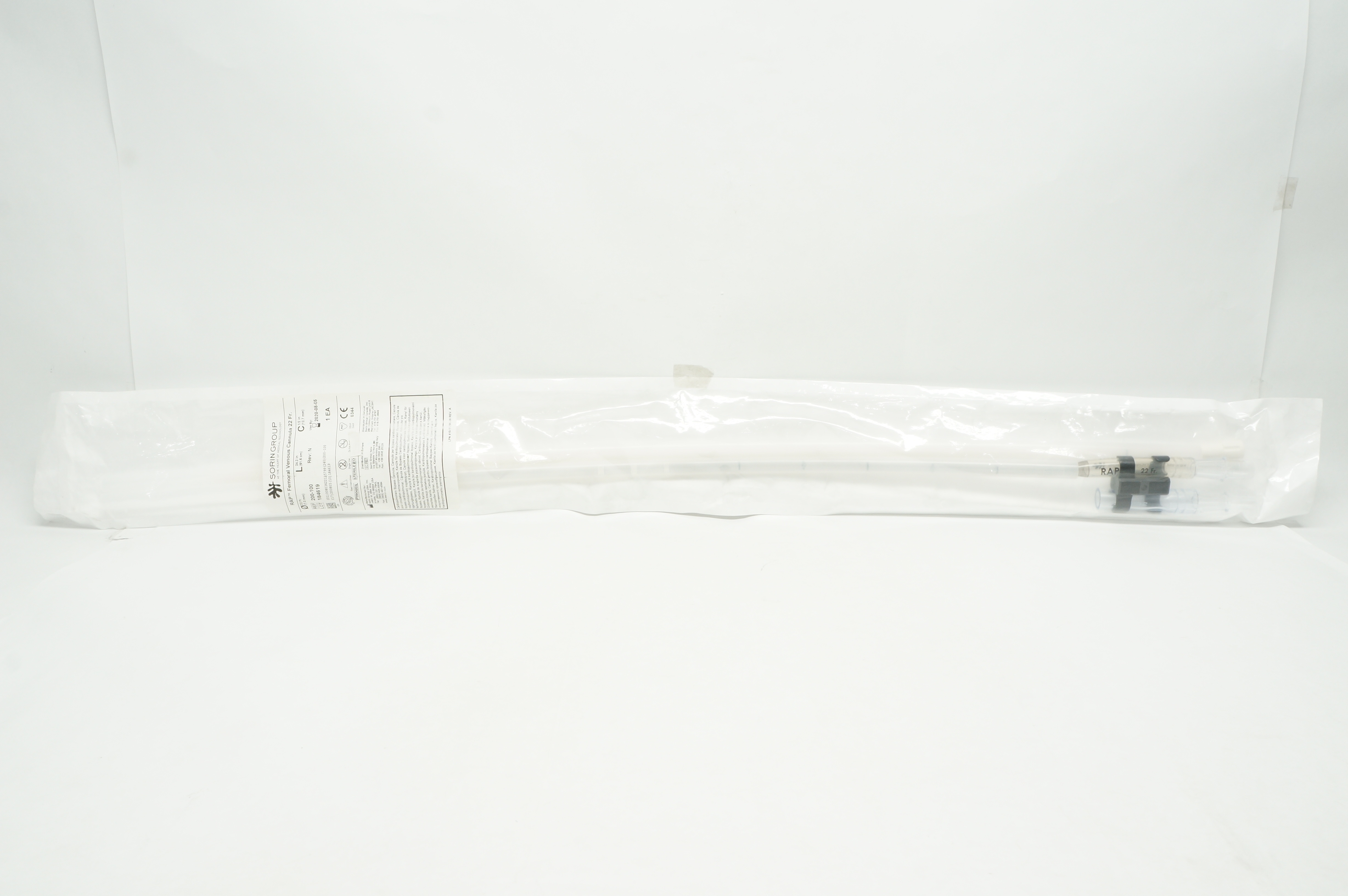Sorin Group 200-100 RAP Femorial Venous Cannula 22Fr x 24.2inch x 1/2inch (x)