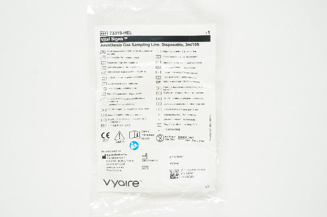 Vyaire 73319-HEL Vital Signs Anesthesia Gas Sampling Line 3m/10Ft