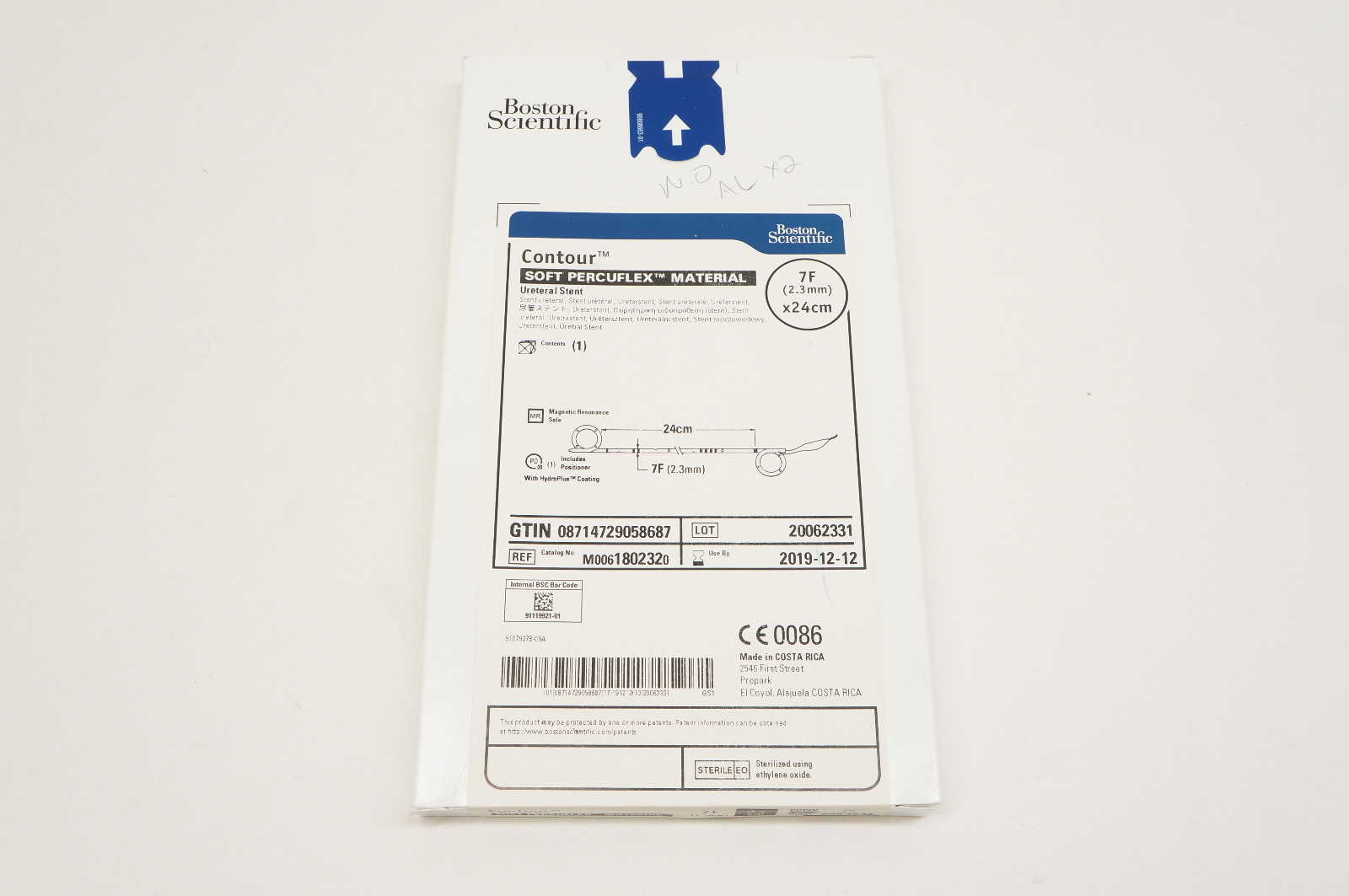 Boston Scientific 180232 Contour Soft Percuflex Material 7F x 24cm (x)