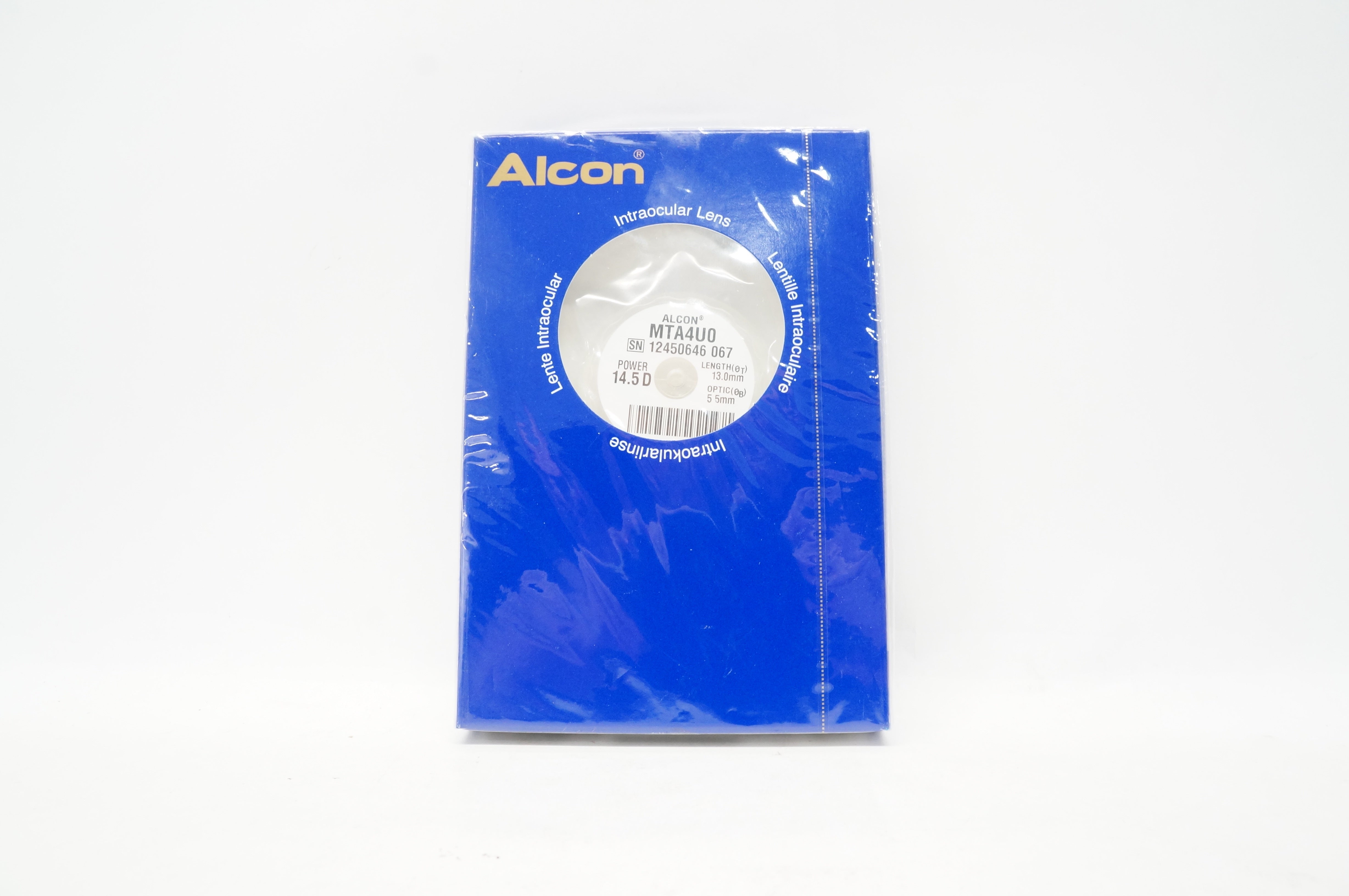 Alcon Laboratories MTA4U0 Intraocular Lens 14.5 D x 5.5mm x 13.0mm (x)