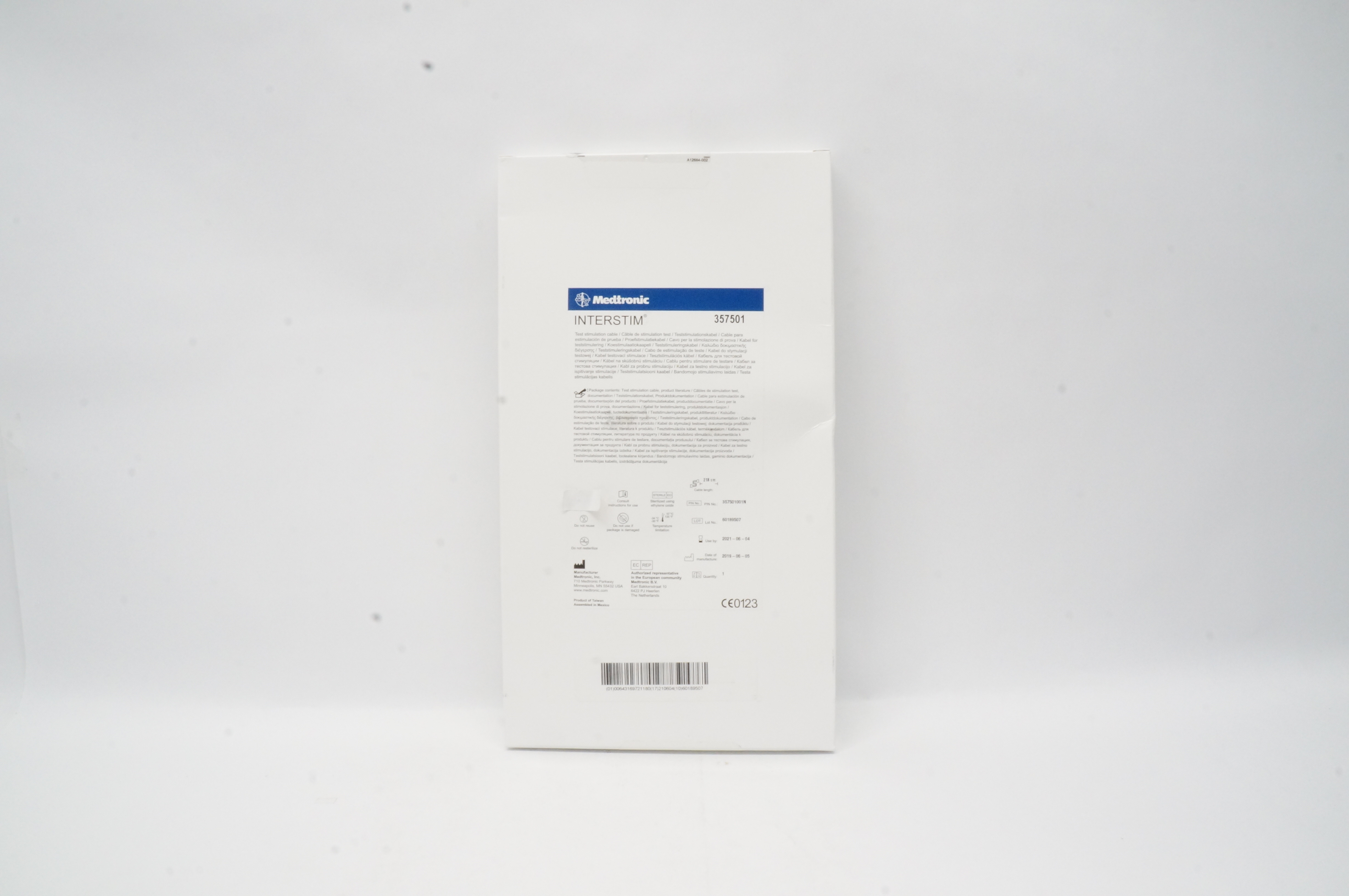 Medtronic 357501 Interstim Test Simulation Cable 218cm