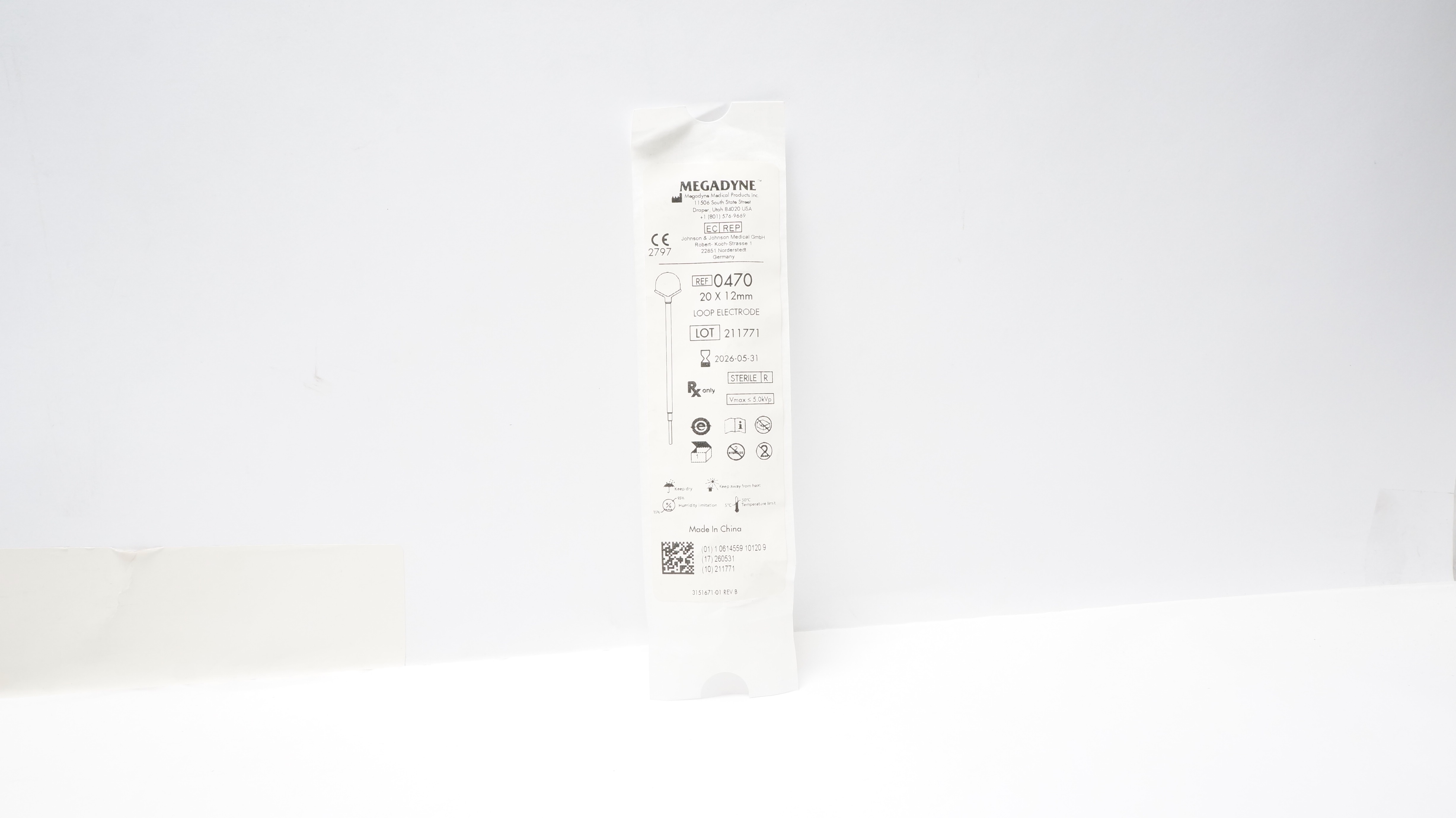 Megadyne Medical 0470 Loop Electrode 20 x 12mm