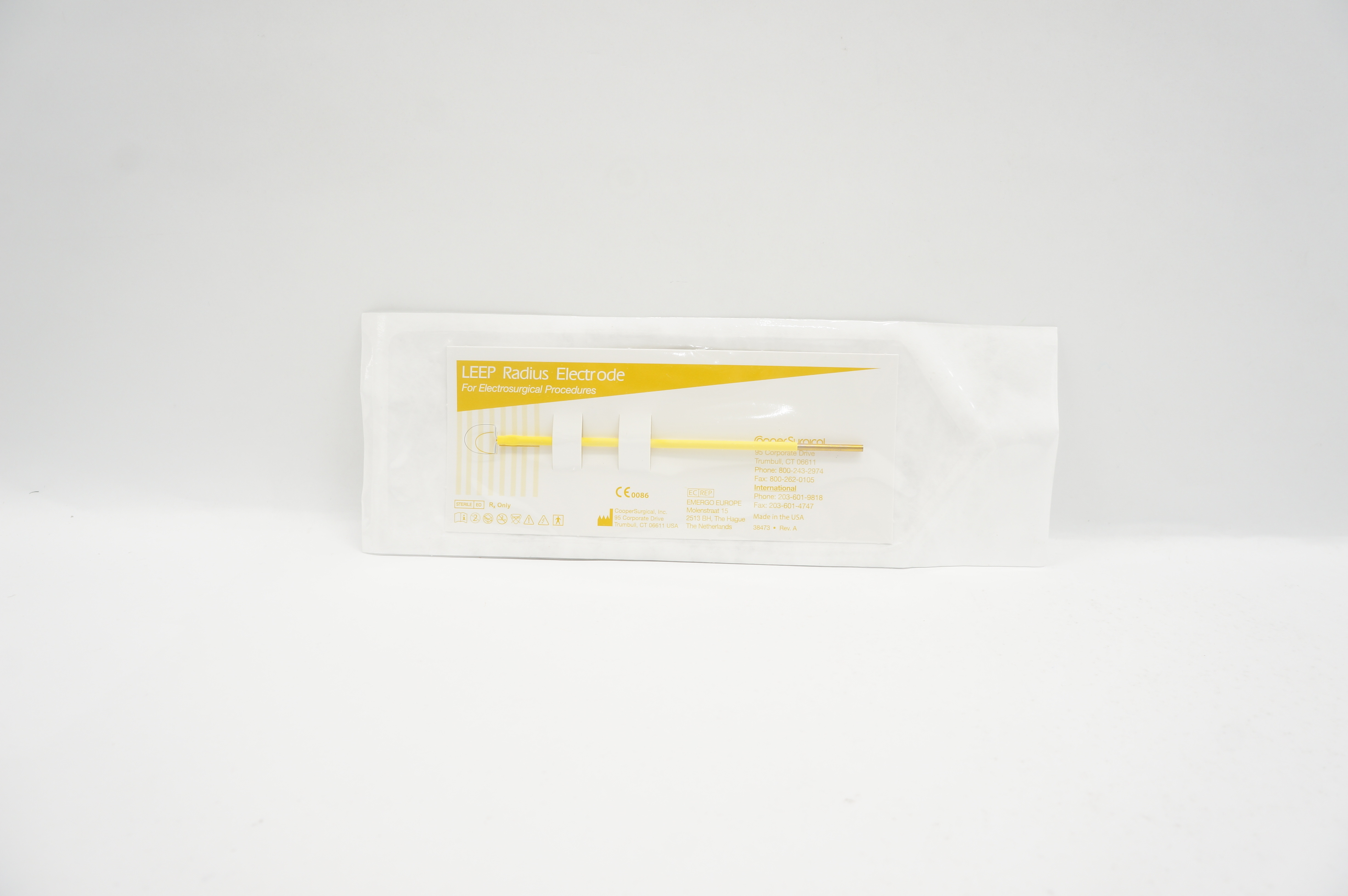 Cooper Surgical R1010 LEEP Radius Electrode 1.0 x 1.0cm 12cm Shaft (x)